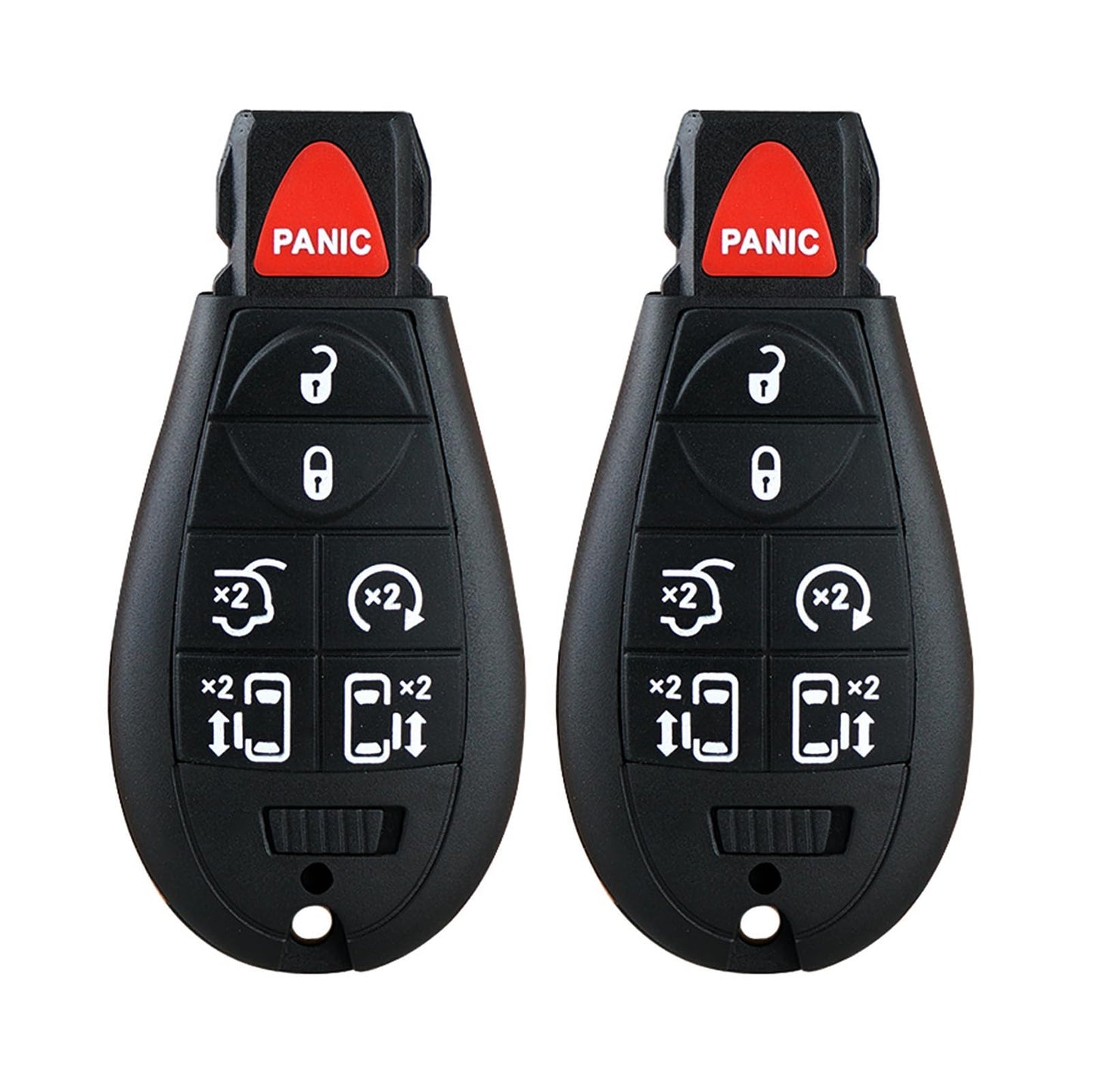 Kilessgo Fits for Chrysler 300 Dodge Caravan Volkswagen Jeep 2015 2016 2017 2018 Key Fob M3N5WY783X 433MHz 46 7 Buttons(Set of 2)