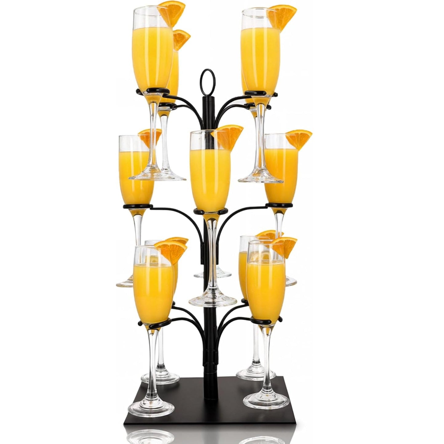 KSESTOR Cocktail Tree Stand - Holds 12 Glasses - Mimosa Bar Display