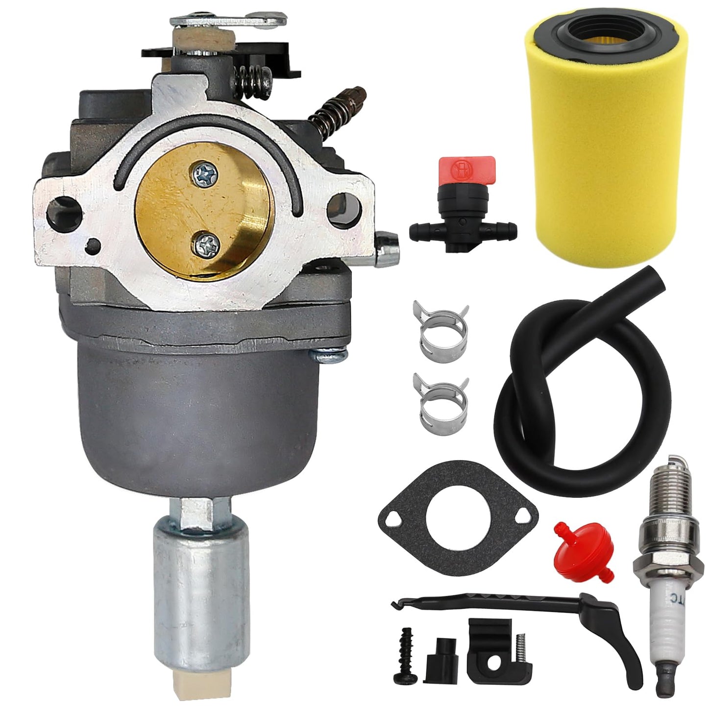 Anxingo Carburetor 13WM77KS011 Replacement for 42" Troy Bilt Pony 13AN77KS211 13WN77KS066 Riding Lawn Mower Tractor, Replacement for Briggs Stratton 15.5HP 17.5HP 500cc Engine