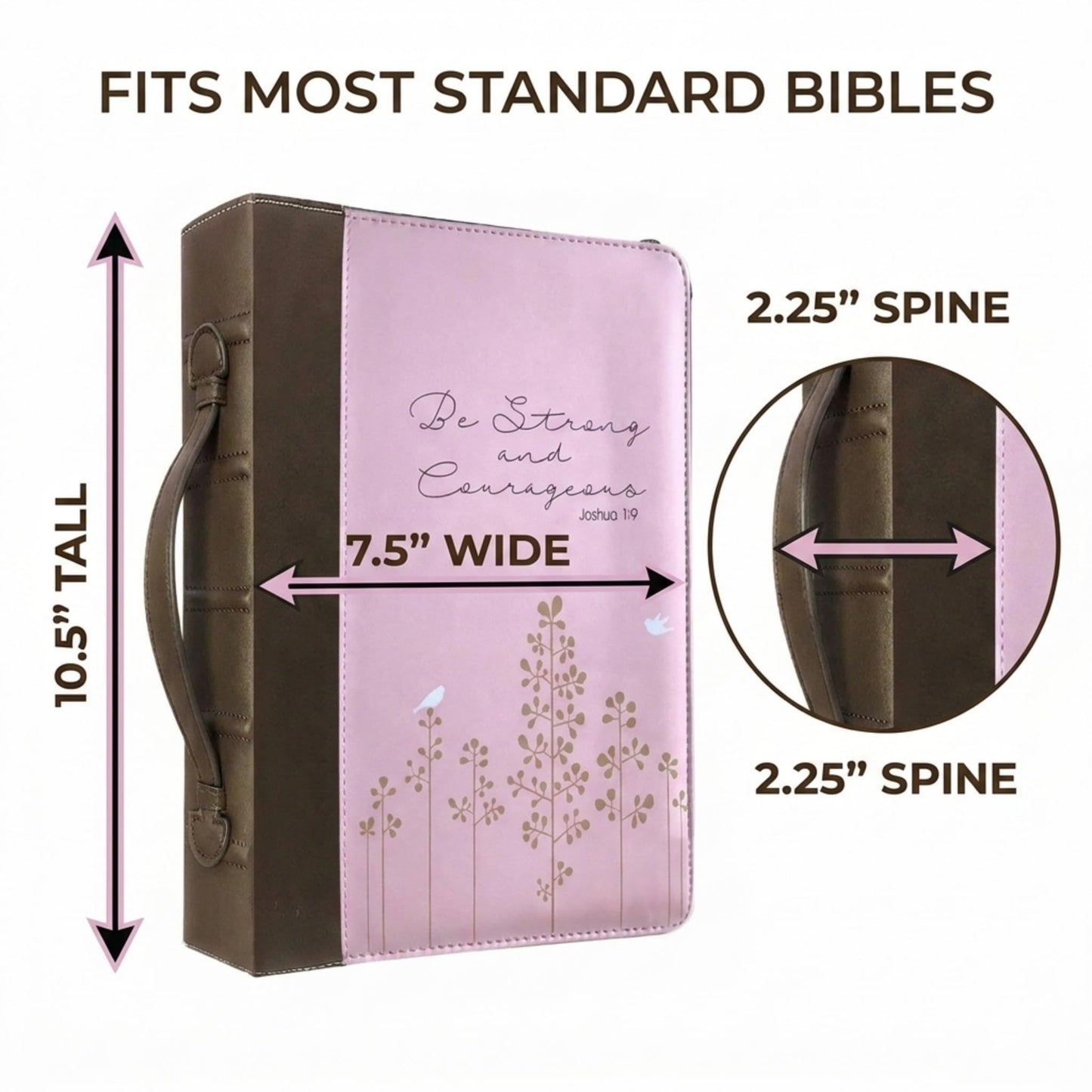 Officewerks Women's Bible Cover - Be Strong