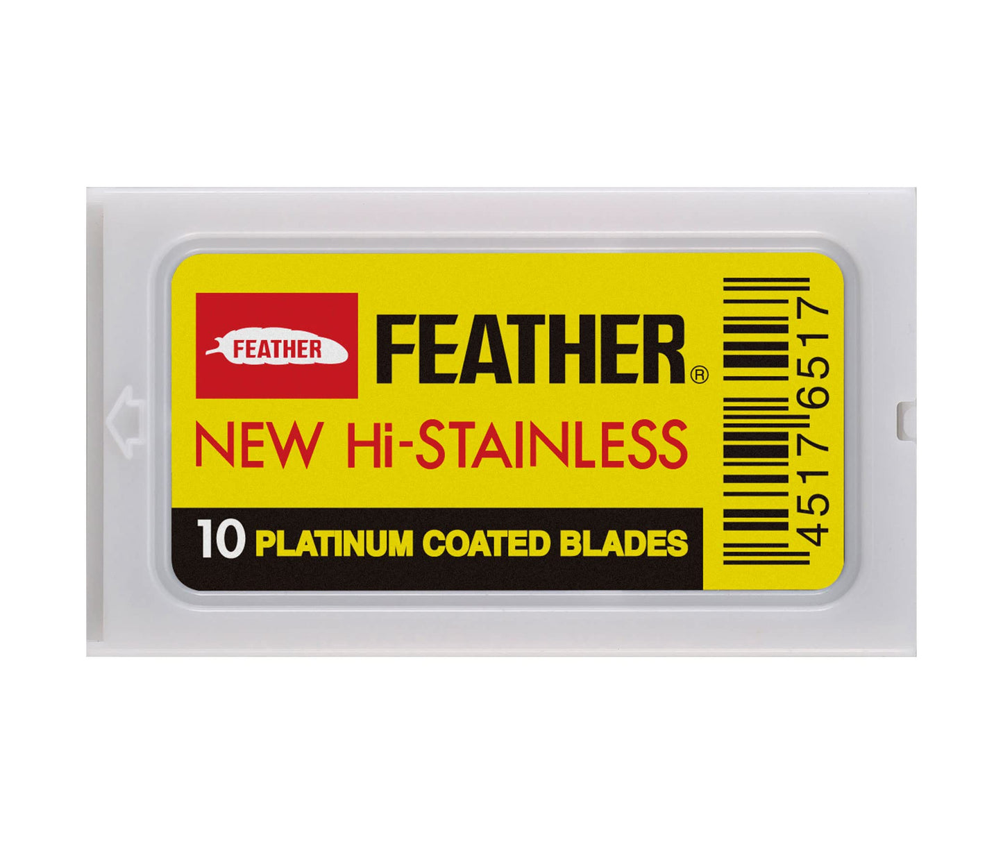 200 Feather Razor Blades NEW Hi-stainless Double Edge
