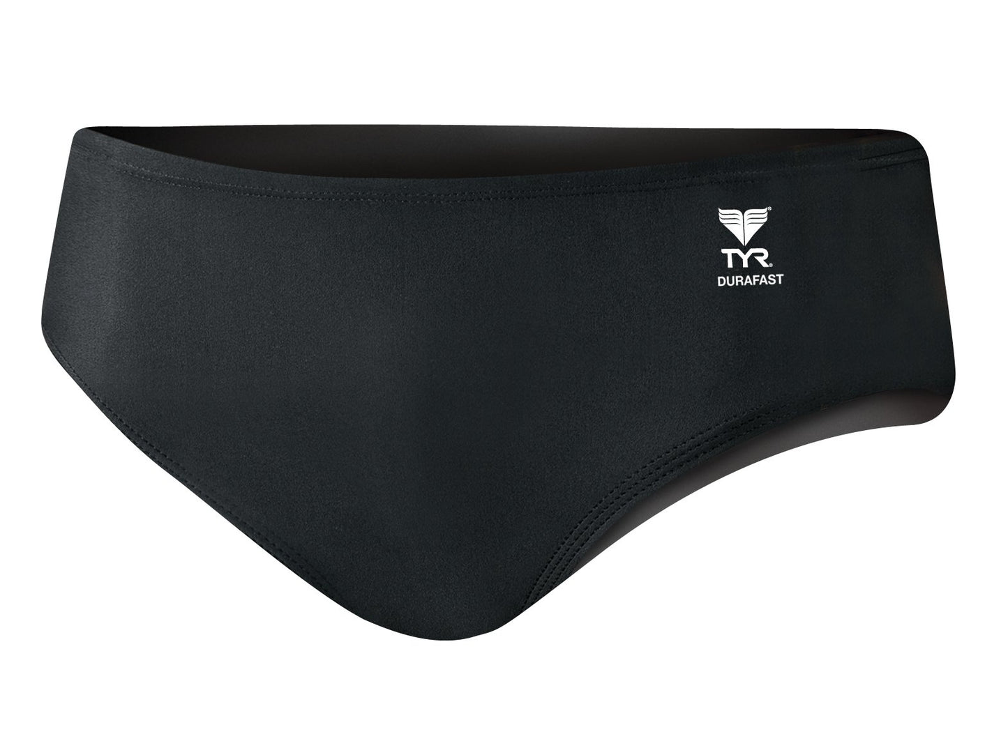 TYR Men's Durafast Elite Racer Brief Swimsuit Black