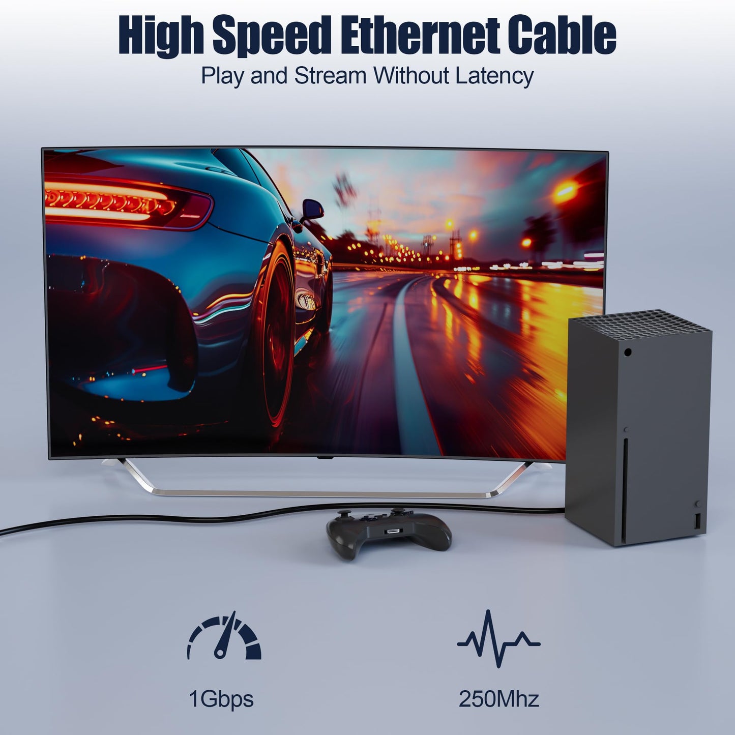 Cat 6 Outdoor Ethernet Cable Bulk 328 ft (20RJ45), FTP Cat 6 Shielded Cable 23AWG, Heavy Duty, Direct Burial, Waterproof, In-Ground, UV Resistant Cat 6 Internet Network Cable for Router Gaming, CCA