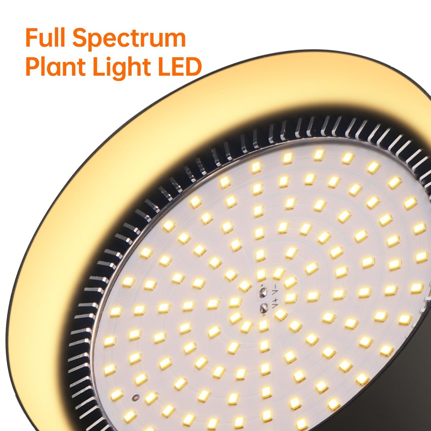 Bstrip Hanging Grow Lights, Full Spectrum Hanging Plant Lights for Indoor Plants, 25W Black Grow Light Bulbs with 16.4FT Power Cord,3000K Grow Light for Indoor Plant with Timer for Garden,Flowers