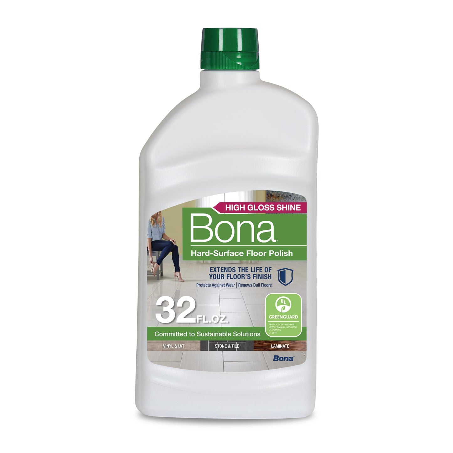 Bona WT760051161 32 oz Stone, Tile and Laminate Floor Polish