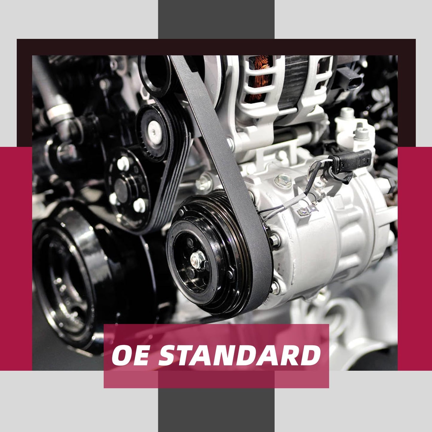 Starter New Replacement for Briggs and Stratton 16 Teeth 399928 498148 495100, 14 16 18 HP 1996-1998 Air Cooled Briggs V Twin Cylinder HD 108mm Horizontal & Vertical System SBS0009 410-22010 5744N