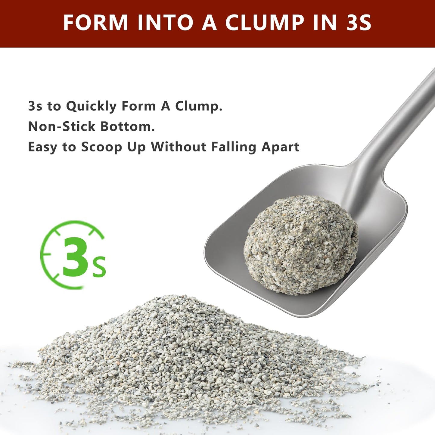 Coziley Clumping Cat Litters 2 Pack, 7.5lb Sodium Bentonite Cat Litter - Fast Clumping, Dual Odor Control with Enzymes, Low Dust & Safe for Cats