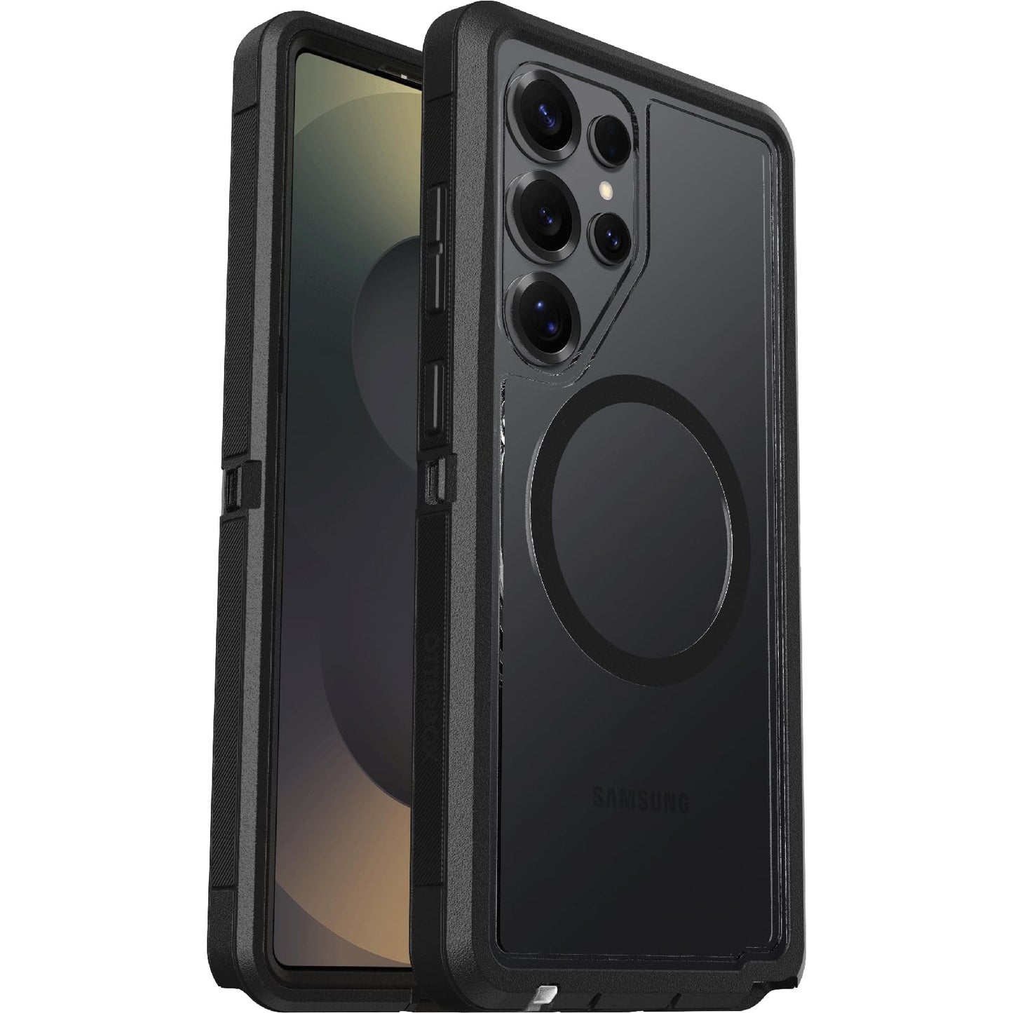 OtterBox Samsung Galaxy S25 Ultra Defender Series XT Clear Magnet Case - Dark Side (Black)