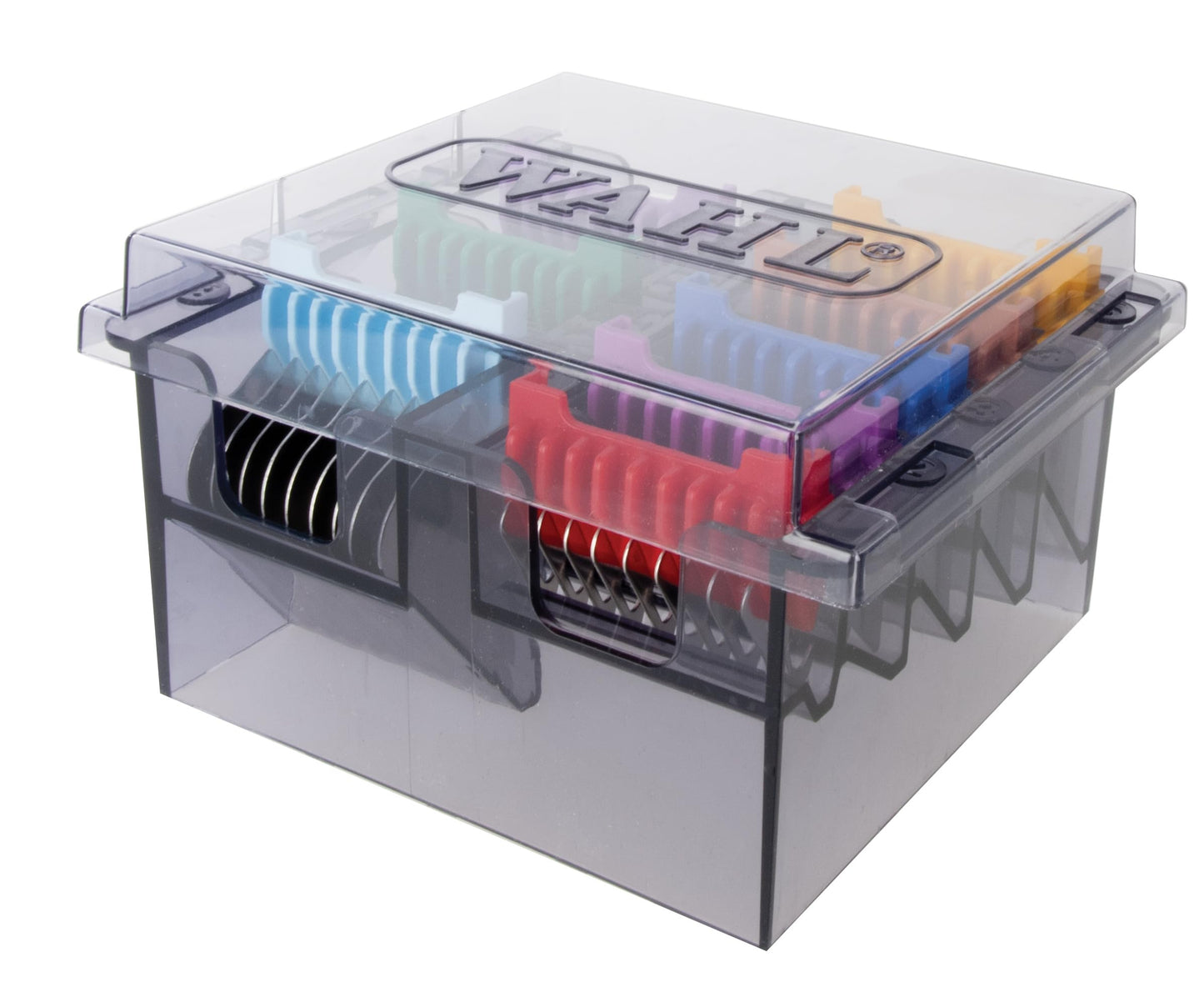 Wahl® 5-in-1 Stainless Steel Attachment Comb Set – 8 Color-Coded Guide Combs for Professional Pet Dog, Cat and Horse Grooming, Fits Wahl 5-in-1 Blades for Use with Arco, Bravura and Chromado Clippers - 3027903
