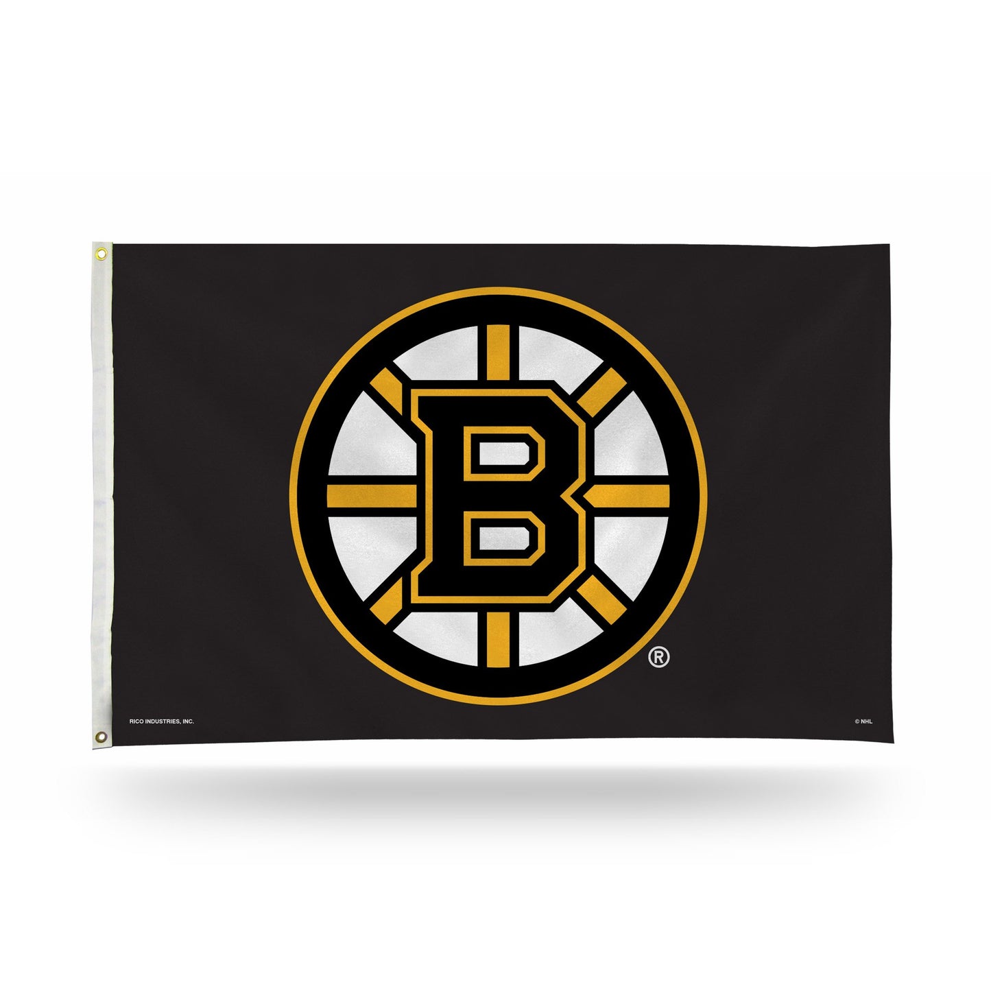 Rico Industries RPHKYBOSBA NHL Boston Bruins 3-Foot by 5-Foot Single Sided Banner Flag with Grommets