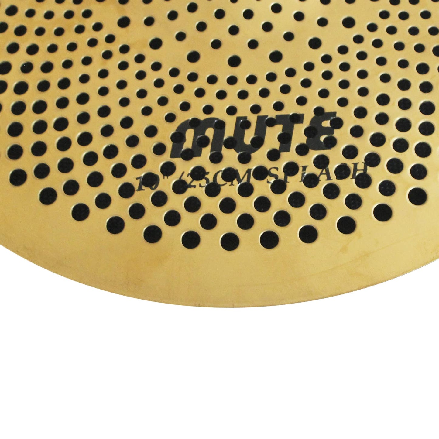 Arborea Low Volume Splash Cymbal 10 inches Golden Mute Practice Splash Cymbal For Drum Set
