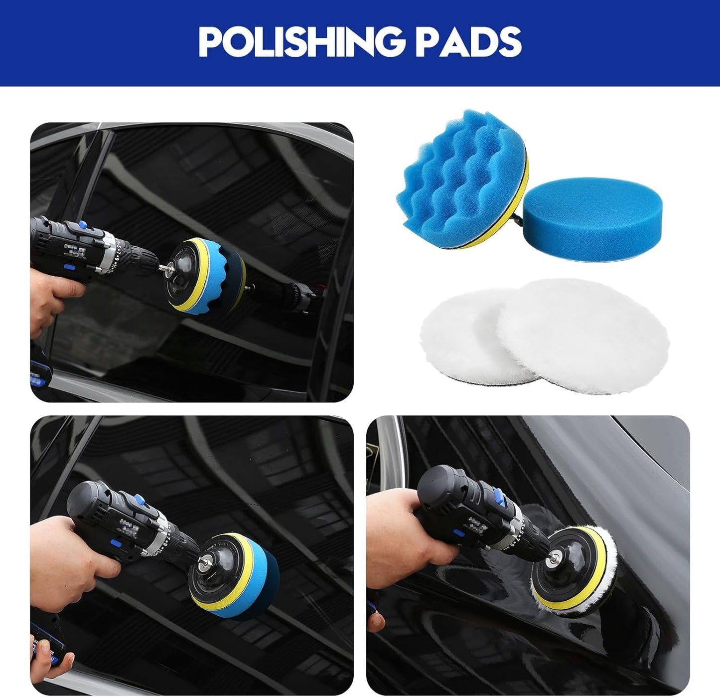 33 Pack Car Detailing Brush Set, Car Detailing Kit, Car Wheel Tire Cleaning Brush Set, Car Wash Kit, Car Cleaning Tools Kit for Cleaning Wheels, Interior, Exterior, Leather, Air Vents, Motorcycle