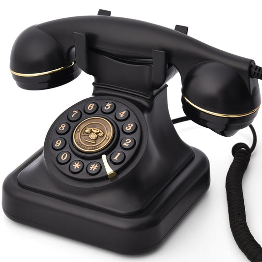 Audio Guest Book Wedding Phone Guestbook Record Customized Audio Messages with Voicemail Vintage Style for Bridal Shower (Old Victorian Style, 03 Elegant Black (Timeless & Sophisticated))