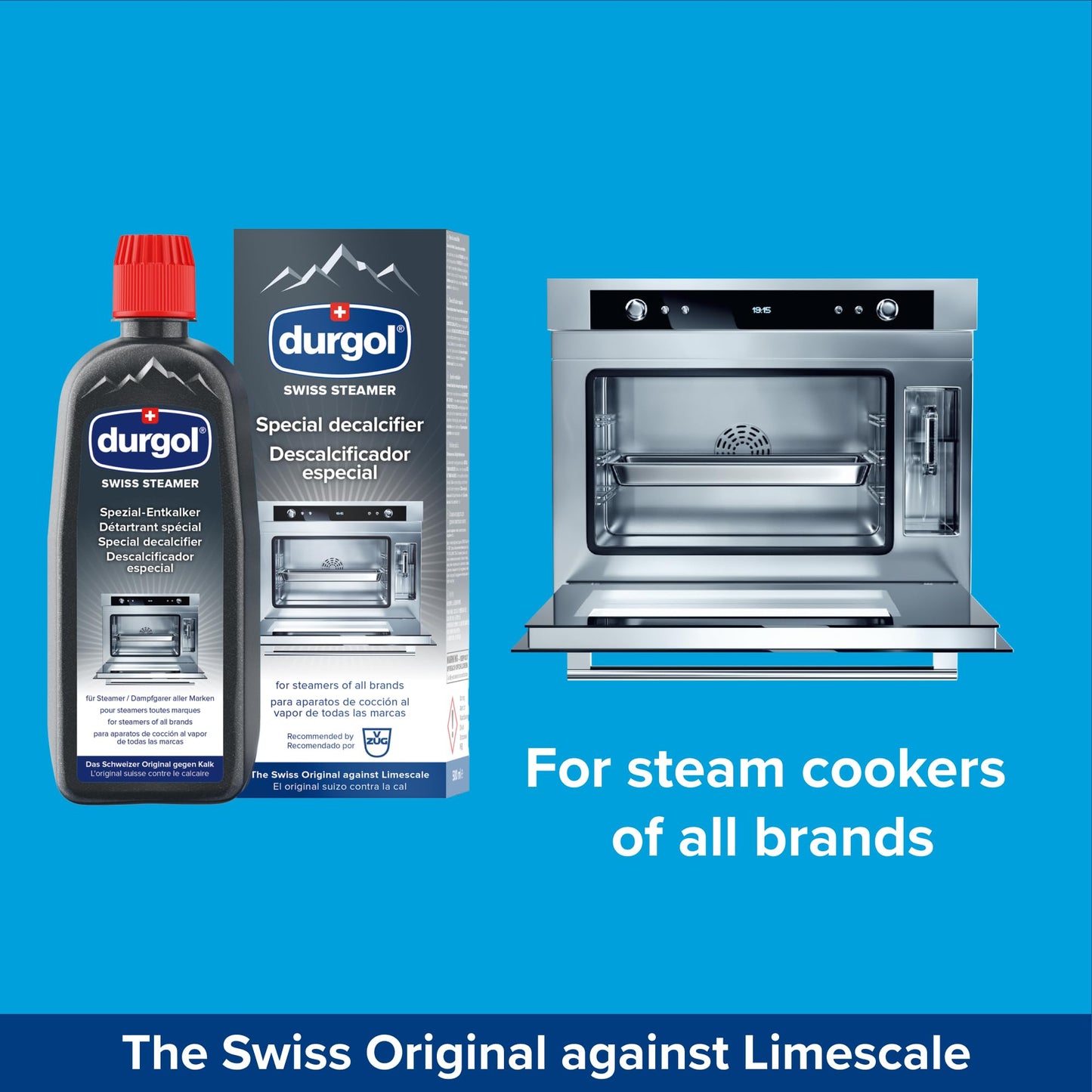 Durgol Swiss Steamer Descaler/Decalcifier for Ovens, 16.9 Fluid Ounce Bottle