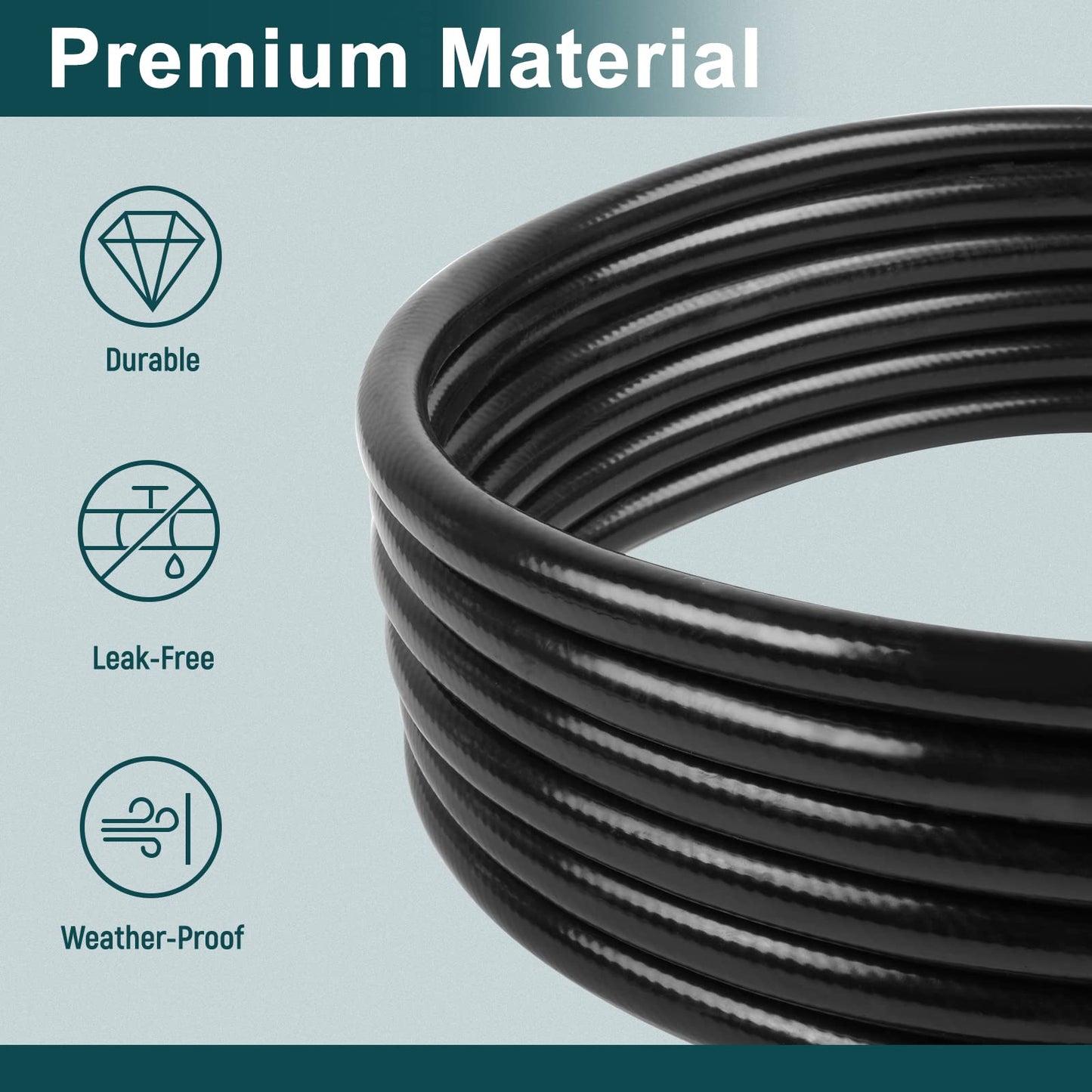 GASPRO 12ft RV Propane Quick Connect Hose - Low Pressure Extension Hose with 1/4" Disconnect Fittings - Ideal for Gas Grills, Griddles, Stoves, Fire Pits