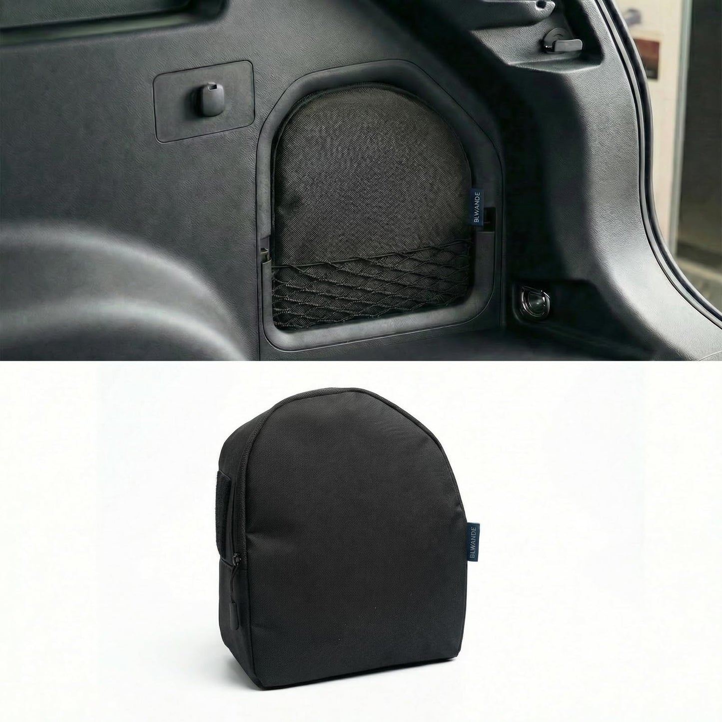 BLWANDE Trunk Upgrade, Trunk Organizer Pocket Bag, Trunk Cubby Storage bag,Cargo side pocket For Toyota Rav4 2026+ Black, 1 pc