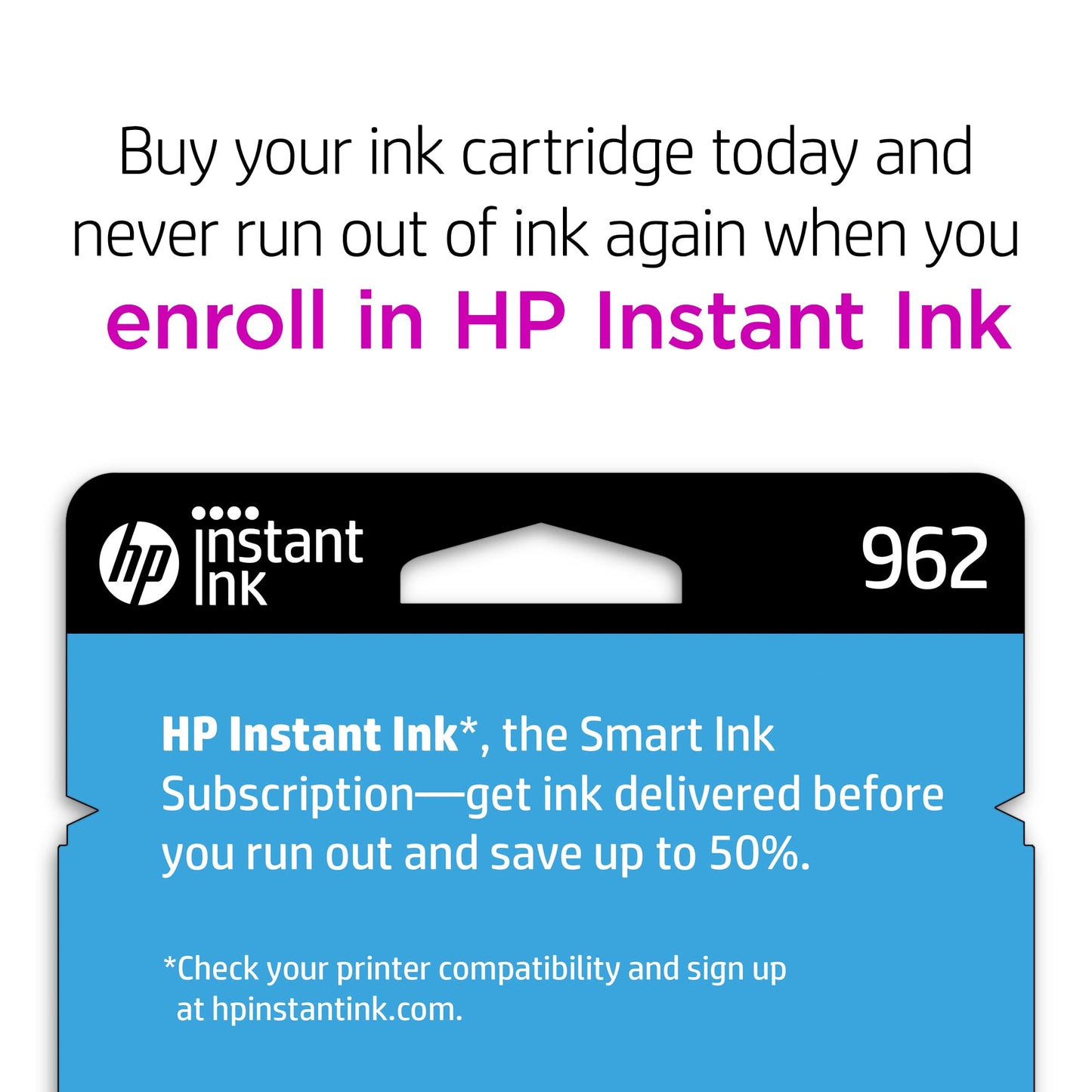 HP 962 Cyan Original Ink Cartridge (3HZ96AN#140)