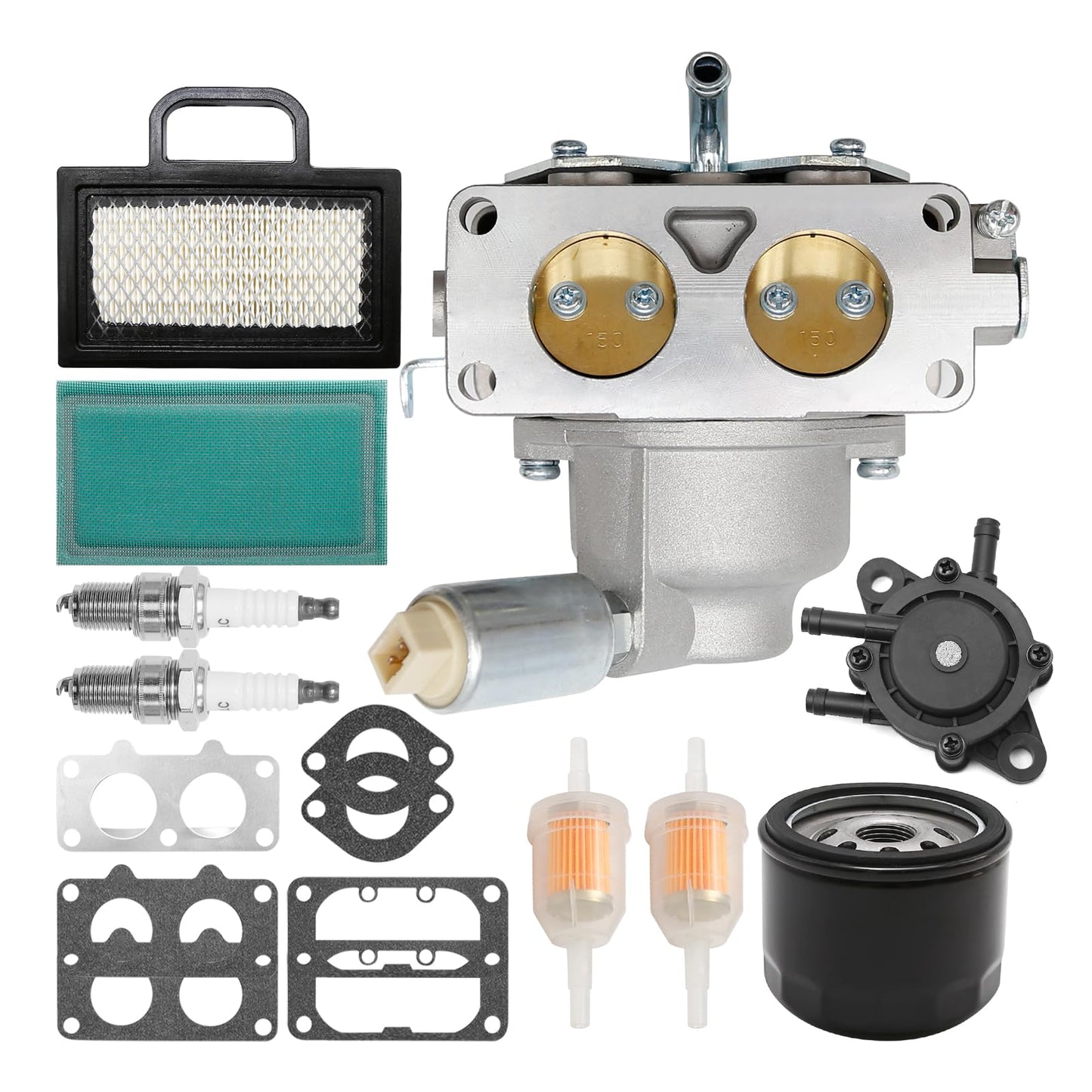 791230 Carburetor Belt Kit Replaces 799230 699709 499804 405777 406777 407777 MIA10632 LA150 LA130 L120 Compatible with B S 20-25 HP 4-Cycle V-Twin Engines Compatible with John Deere