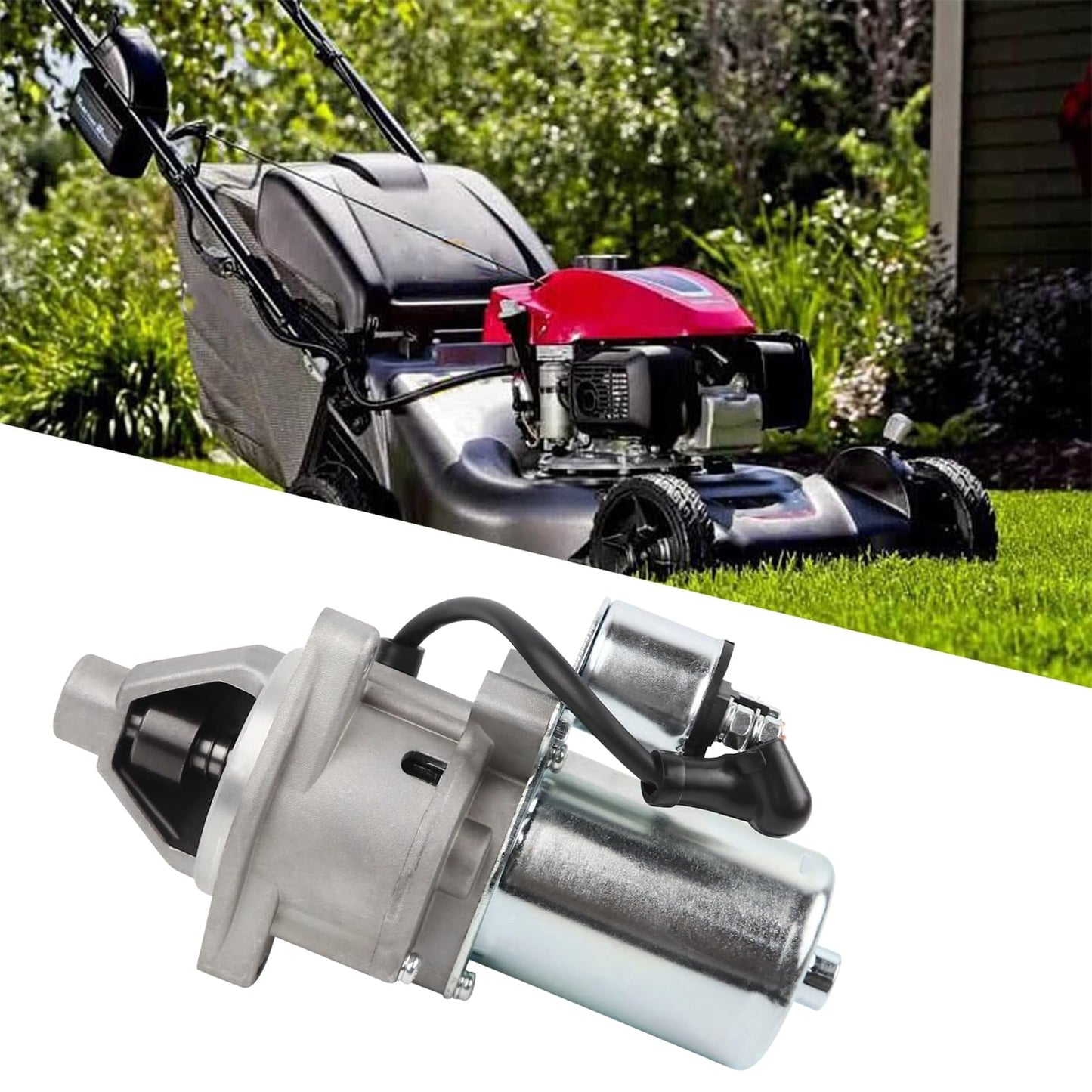 FLYPIG Starter Motor for Honda GX340 GX390 Engine 11HP Clone Generator Afron Replaces 31210-ZB8-0130 31210-ZE3-013 31210-ZE3-023 DB5B6 DB5B8 128000-2750 31210ZB80130