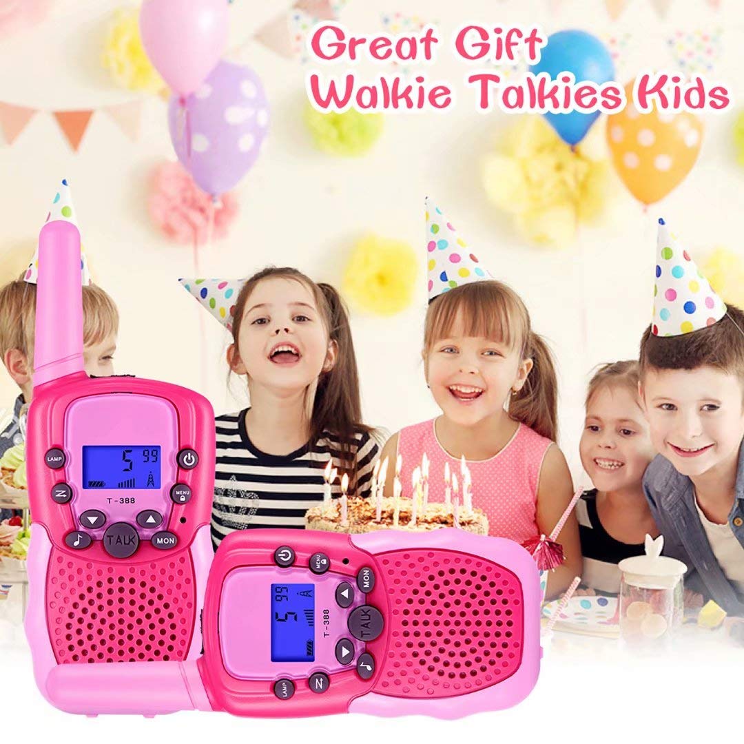 Selieve Toys for 3-12 Year Old Girls Boys, Walkie Talkies for Kids 22 Channels 2 Way Radio Toy with Backlit LCD Flashlight, 3 Miles Range for Outside Adventures, Camping, Hiking, for Kids
