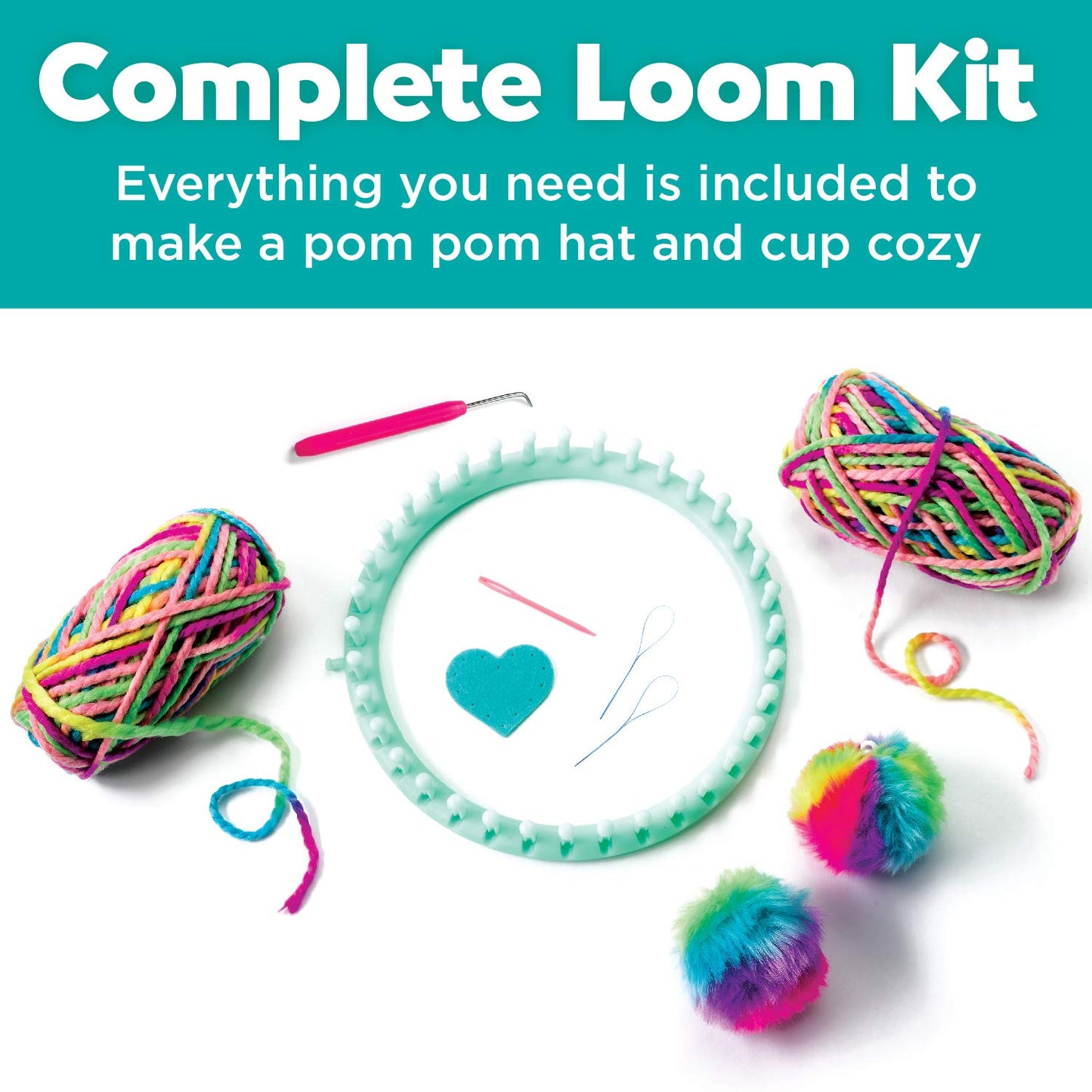 Creativity for Kids Quick Knit Loom – Teaches Beneficial Skills and Creativity – Easy to Use – For Ages 7 and Up