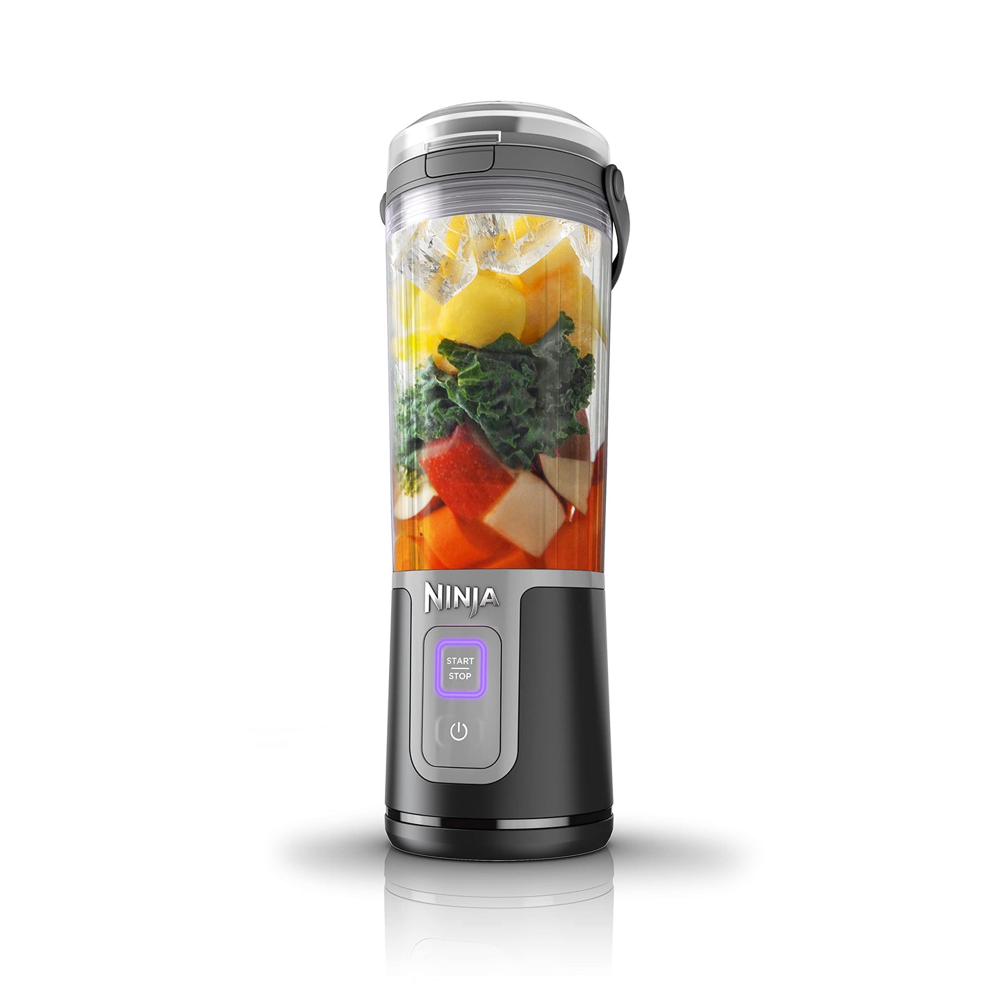 Ninja Blast Portable Blender, Cordless 16oz Personal Blender for Shakes & Smoothies, Up to 15 Blends per Charge, BPA Free, Leakproof Lid, USB‑C Rechargeable, Dishwasher Safe, Black, BC100BKC
