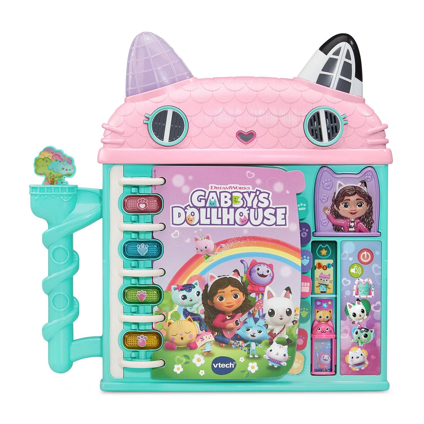 VTech Gabby's Dollhouse Cat-a-Vator Discovery Book (English Version)