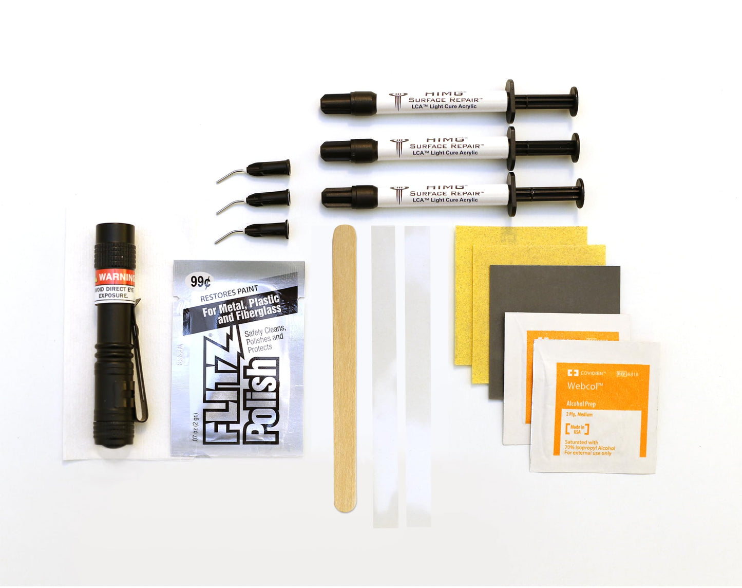 White Tones - Quartz Countertop Repair Kit White - Quartz, Marble, Granite, Acrylic, Porcelain Countertop Chip Repair Kit - White Quartz Chip Repair Kit - HIMG Surface Repair