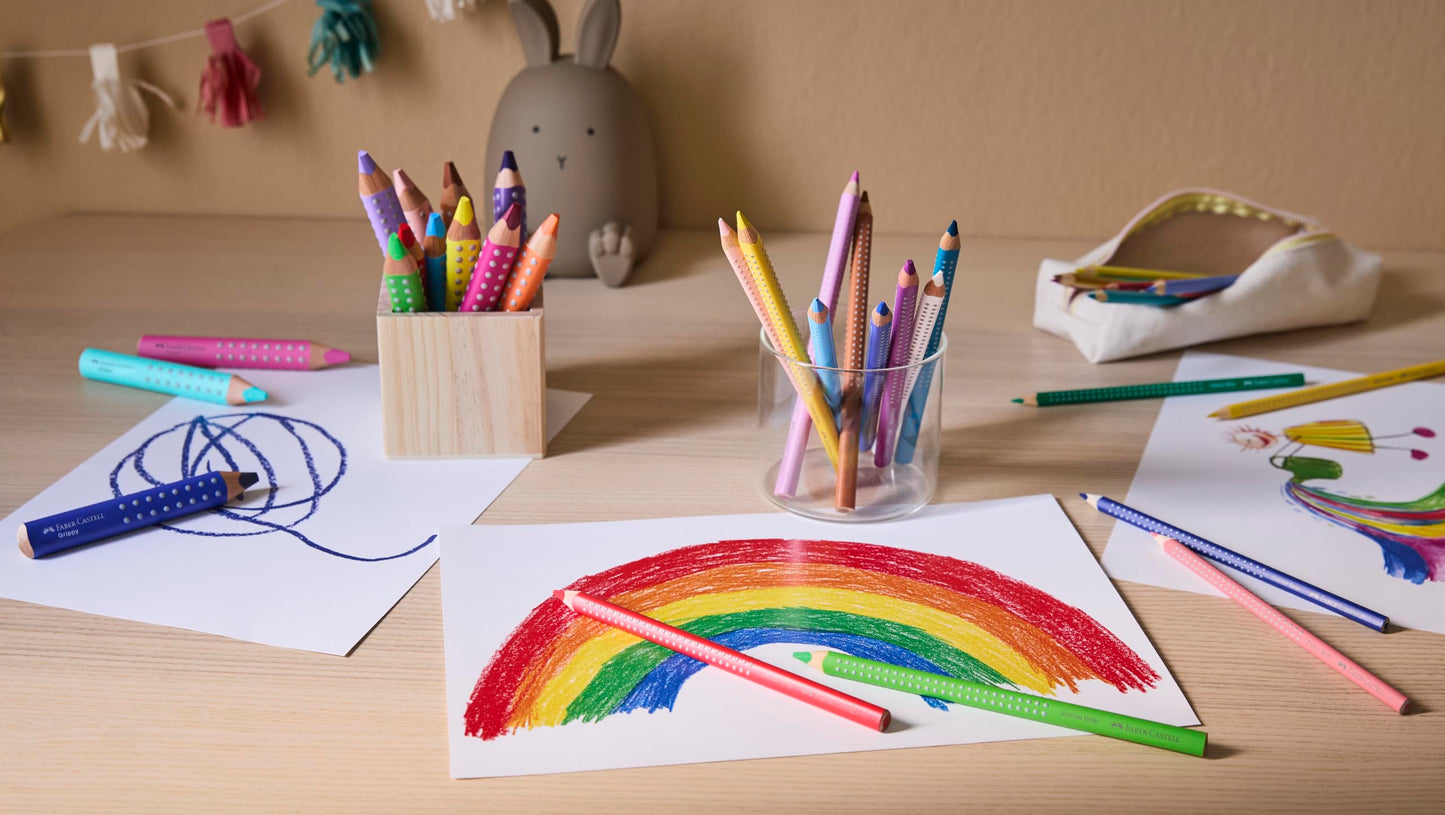 Faber-Castell 48 Colour Grip Pencil with Accessories