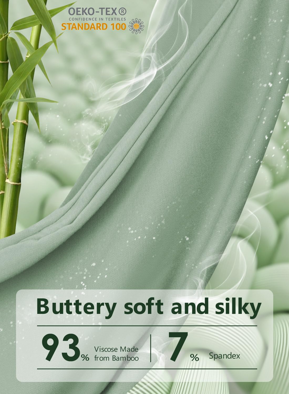 Meiz Cooling Pregnancy Pillows, 55 Inch U Shaped Pregnancy Pillows for Sleeping, Maternity Pillow for Pregnant Women, Rayon Cover from Bamboo, Green