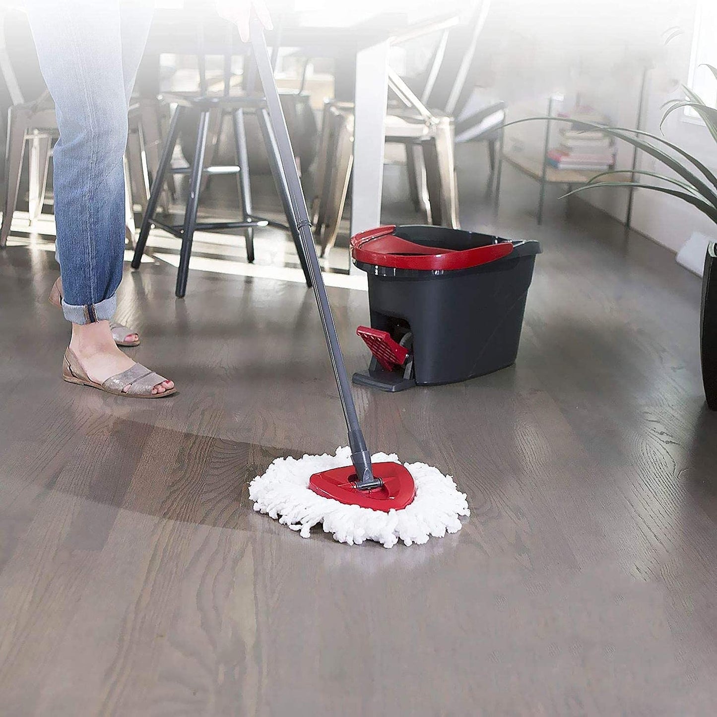 12 Pack Mop Replacement Heads Compatible with Spin Mop, Microfiber Spin Mop Refills, Easy Cleaning Mop Head Replacement