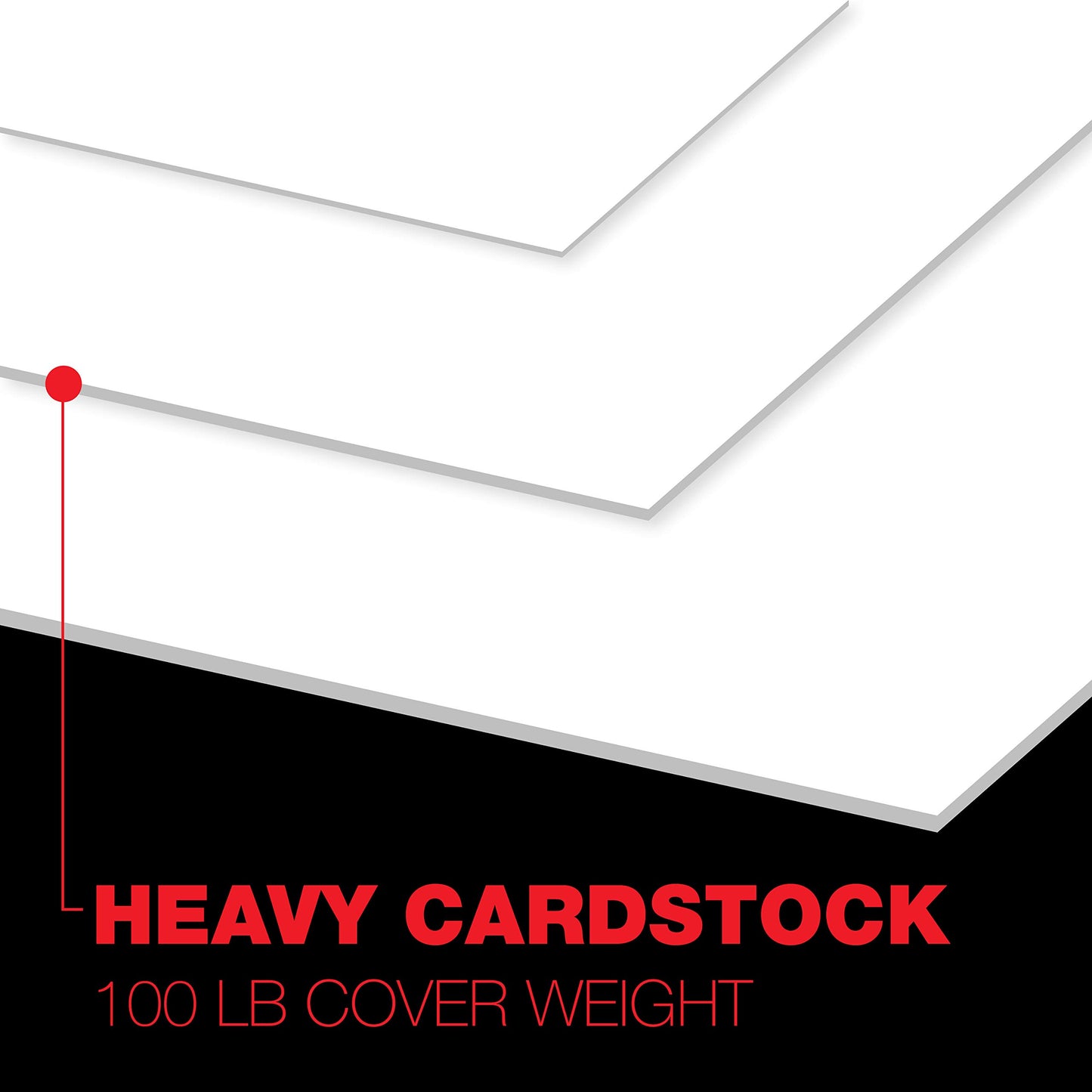 Accent Opaque, Smooth Cover White, 100lb, Ledger, 11 x 17, 97 Bright, 200 Sheets / 1 Ream, Made in The USA