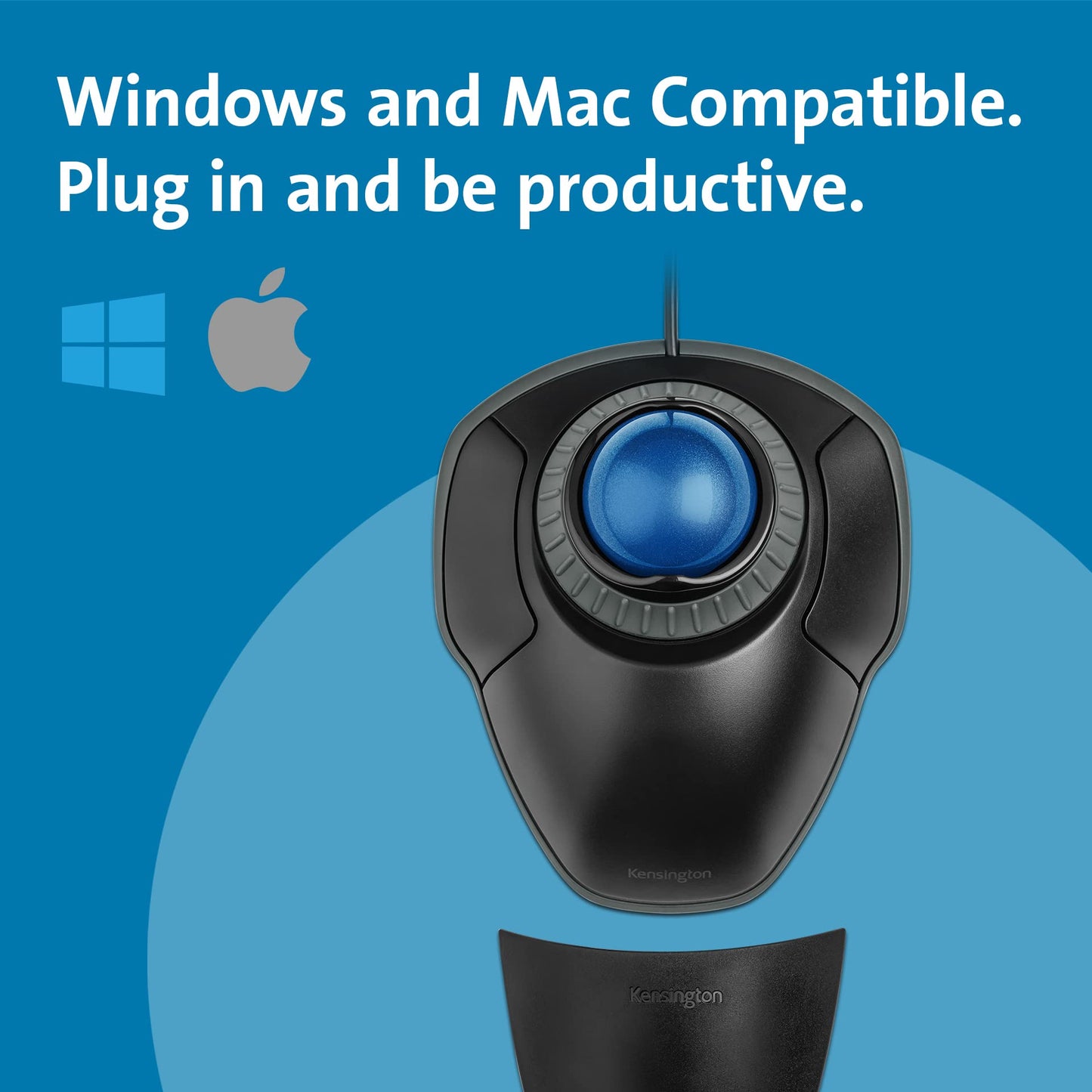 Kensington K72337US Orbit Trackball with Scroll Ring