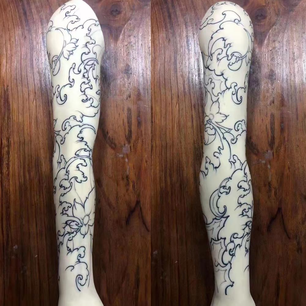 2 MM Professional Silicone Tattoo Practice Arm-Realistic Fake Skin,1:1 Simulation Arm, Store Decoration, for Tattoo Beginners And Artists(WHITE)