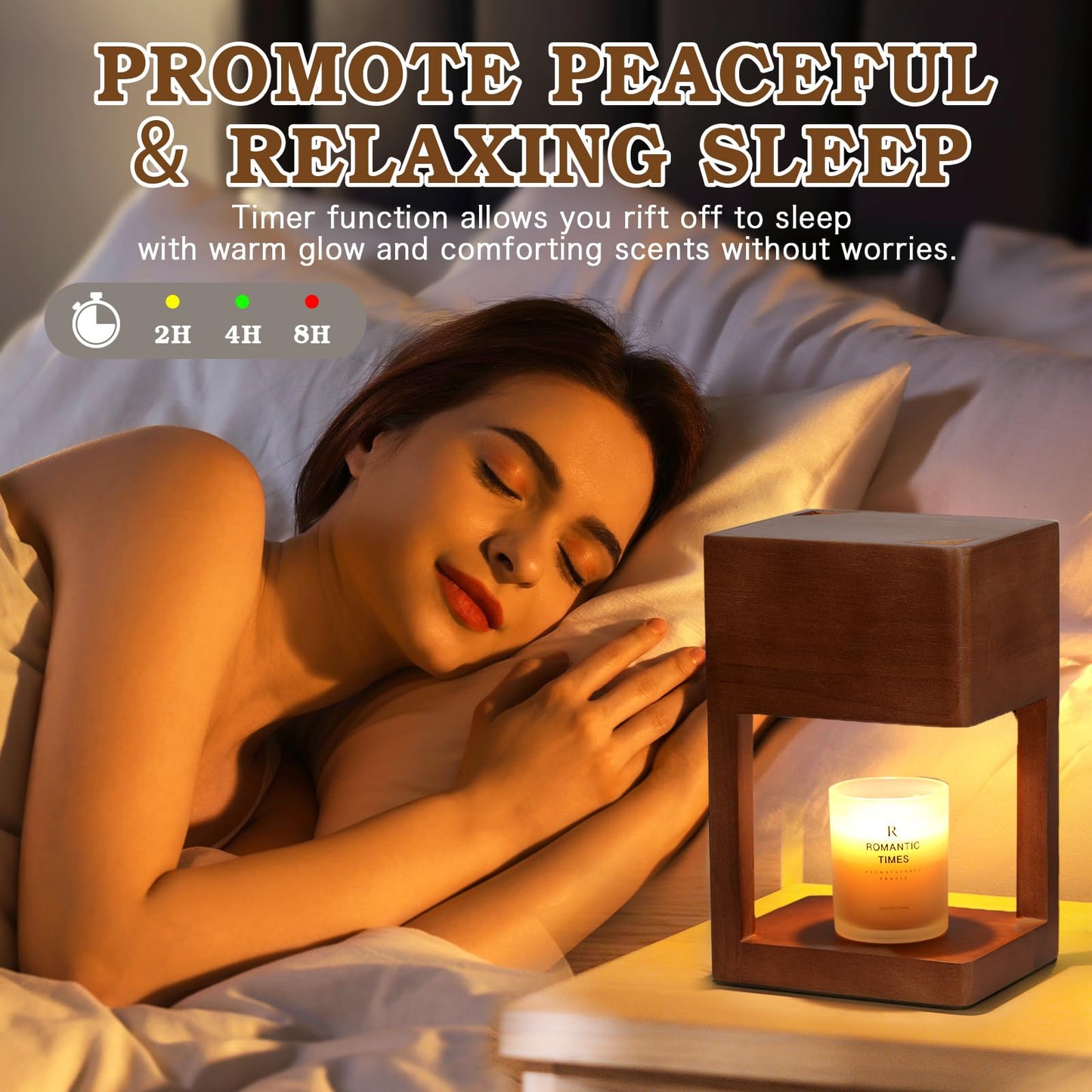 Candle Warmer Lamp, Electric Wax Melt Warmer for Home Fragrance and Decor
