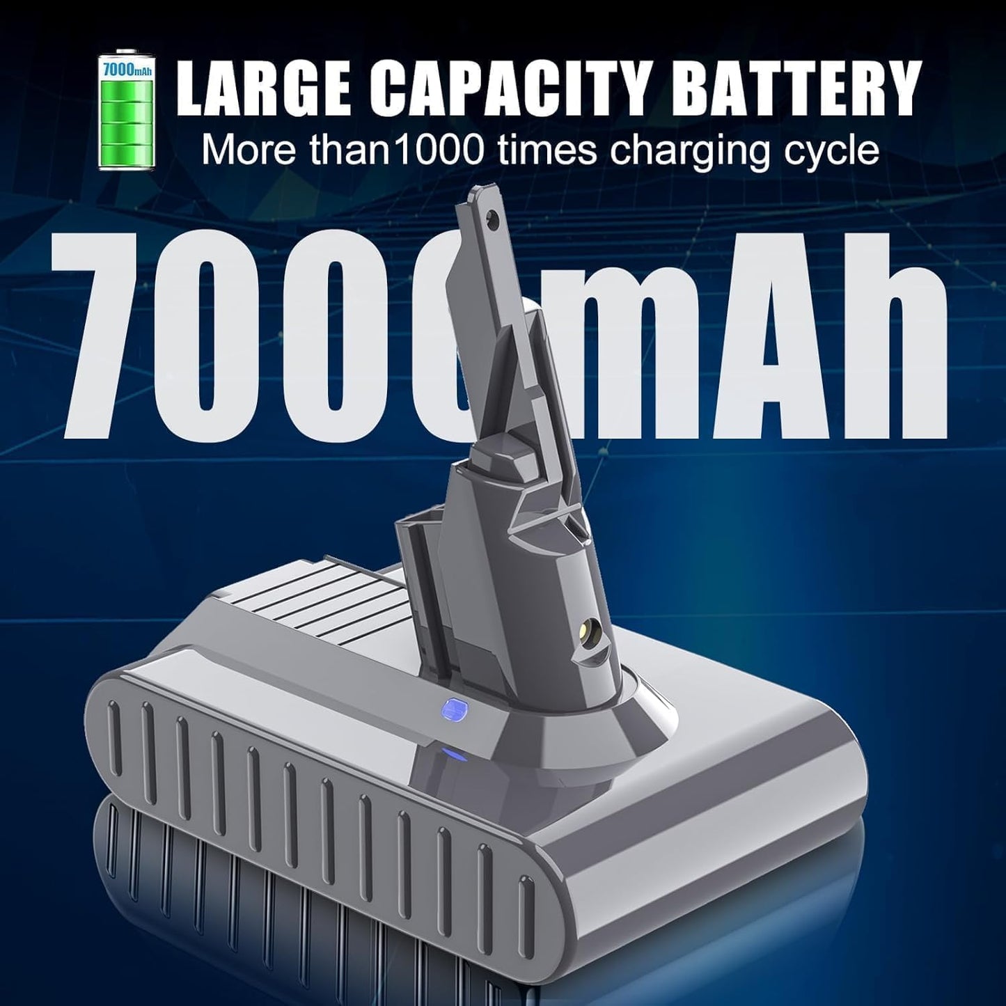 21.6V Replacement for Dyson V8 Battery Compatible with V8 215681 967834-05 SV10 Absolute/Animal/Fluffy/Cord-Free Handheld Vacuum
