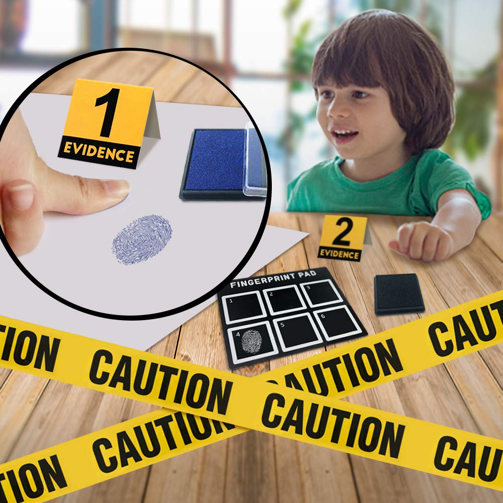 Spy Kit for Kids Detective Costume Role Play Fingerprint Toys Gifts for 5-11 Year Old Boys Girls Educational Science Set