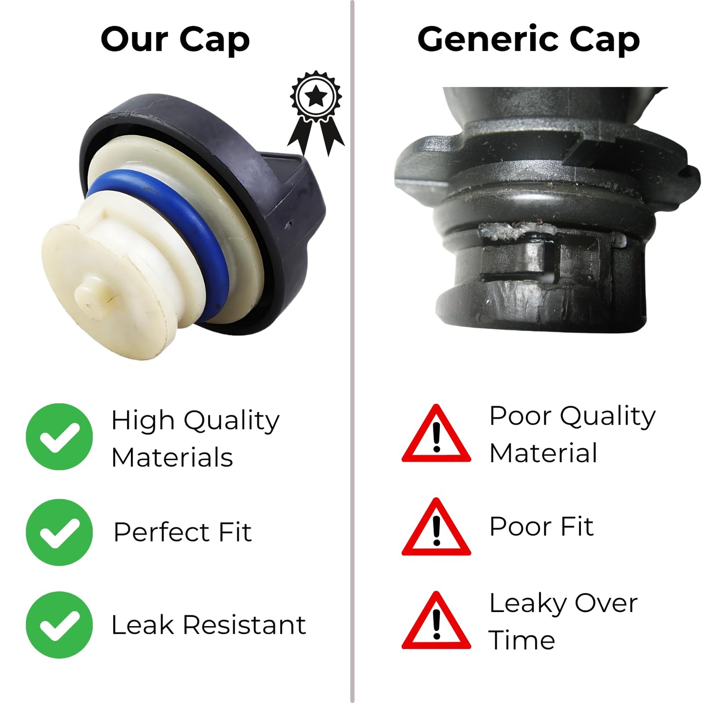 Engine Oil Cap Replacement Compatible with GM Chevy Equinox GMC Terrain Buick Verano Saturn Impala Tahoe Silverado Suburban - Oil Filler Cap Auto Parts - OEM Oil Fill Cap Replacement (Vented)