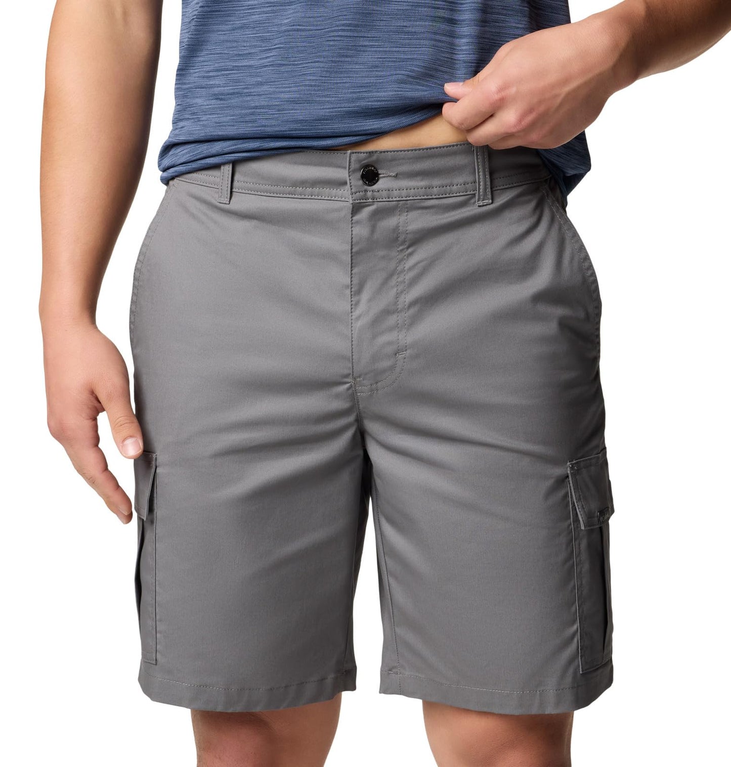 Columbia Men's Rapid Rivers Cargo Short, City Grey, 34W x 9L