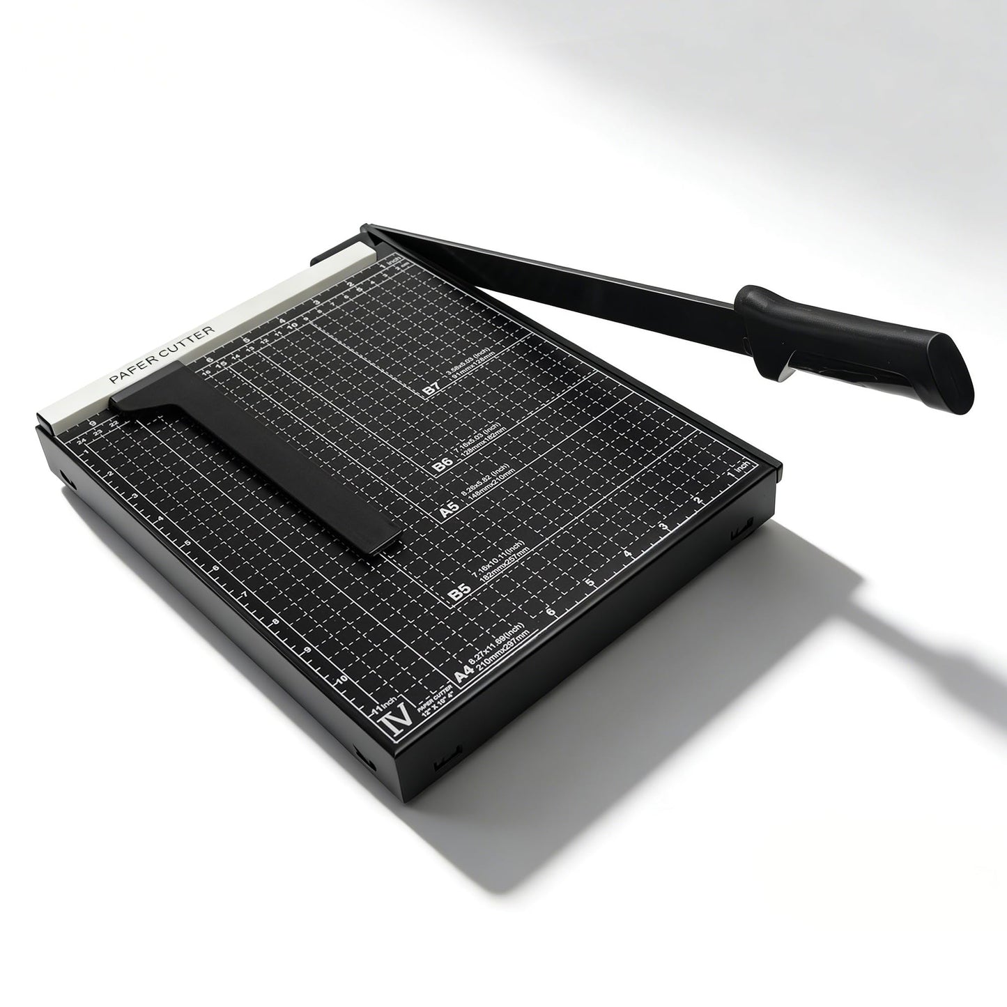 12 Inch Paper Cutter, Guillotine Paper Trimmer, 15 Sheets Capacity, Heavy Duty Paper Cutting Board for Home Office School