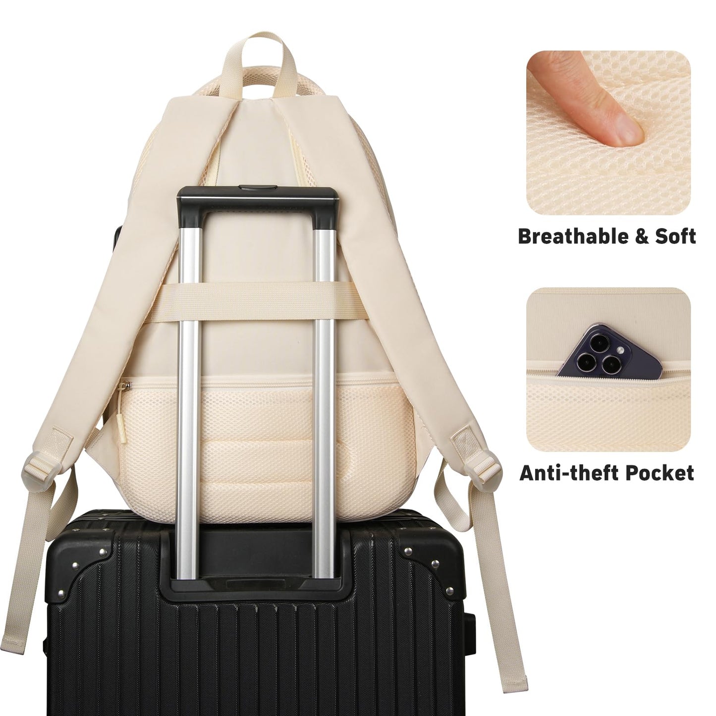 School Backpack for Girls,Laptop Backpack for Women College Students Secondary School Bags Book Bag Back Pack,Sac à Dos Femme et Fille