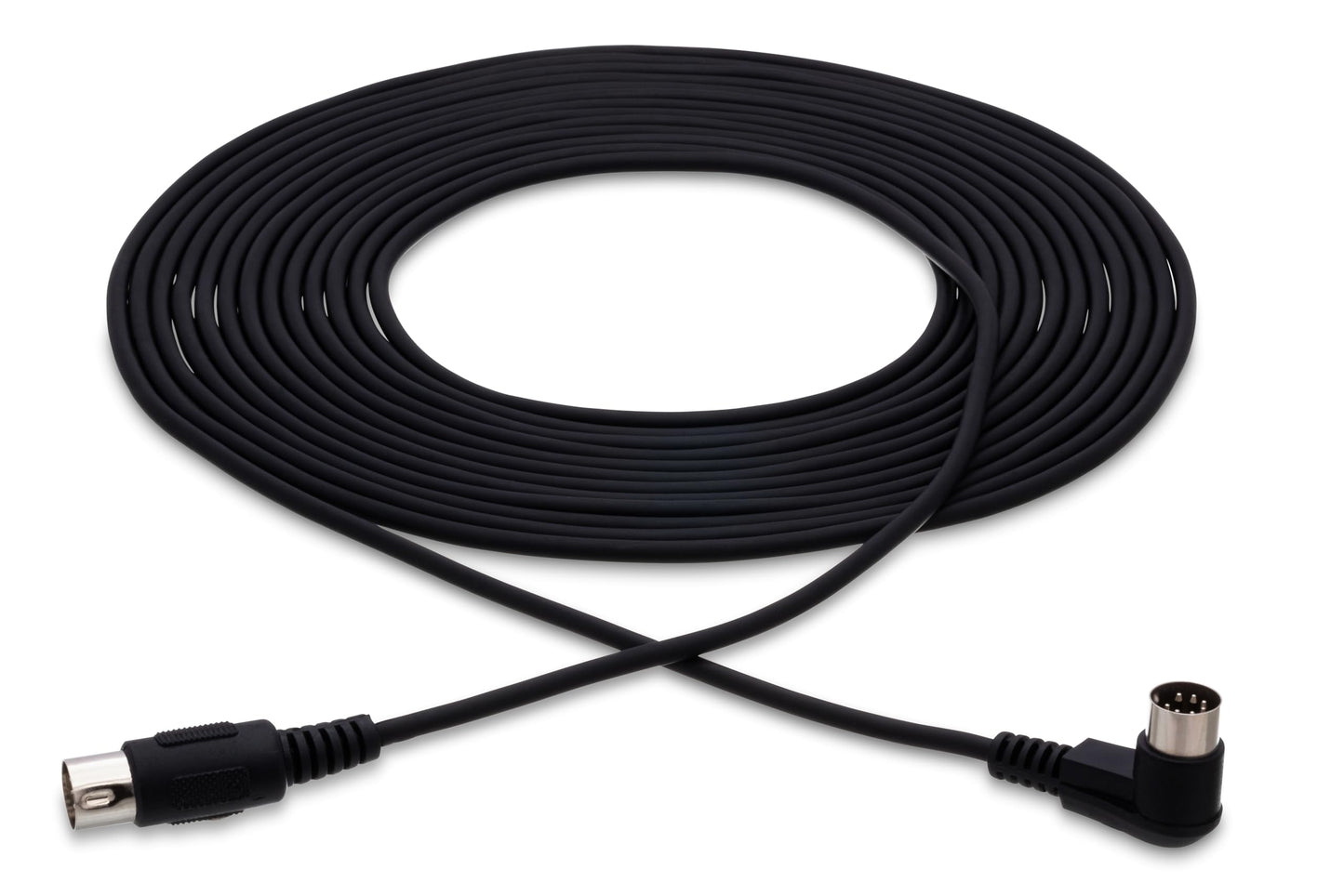 Hosa ADA-725-BULK Phantom MIDI Cable, Right-Angle 7-pin DIN to 7-pin DIN, 25 Feet