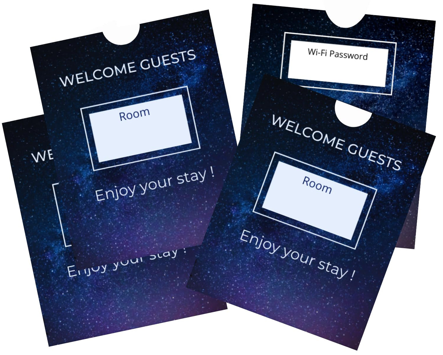 Hotel Key Card Cover/Sleeve/Envelope/ ( Box of 1000 Sleeves ), Fits up to 3 Hotel RFID or Magnetic Stripe Key Cards.