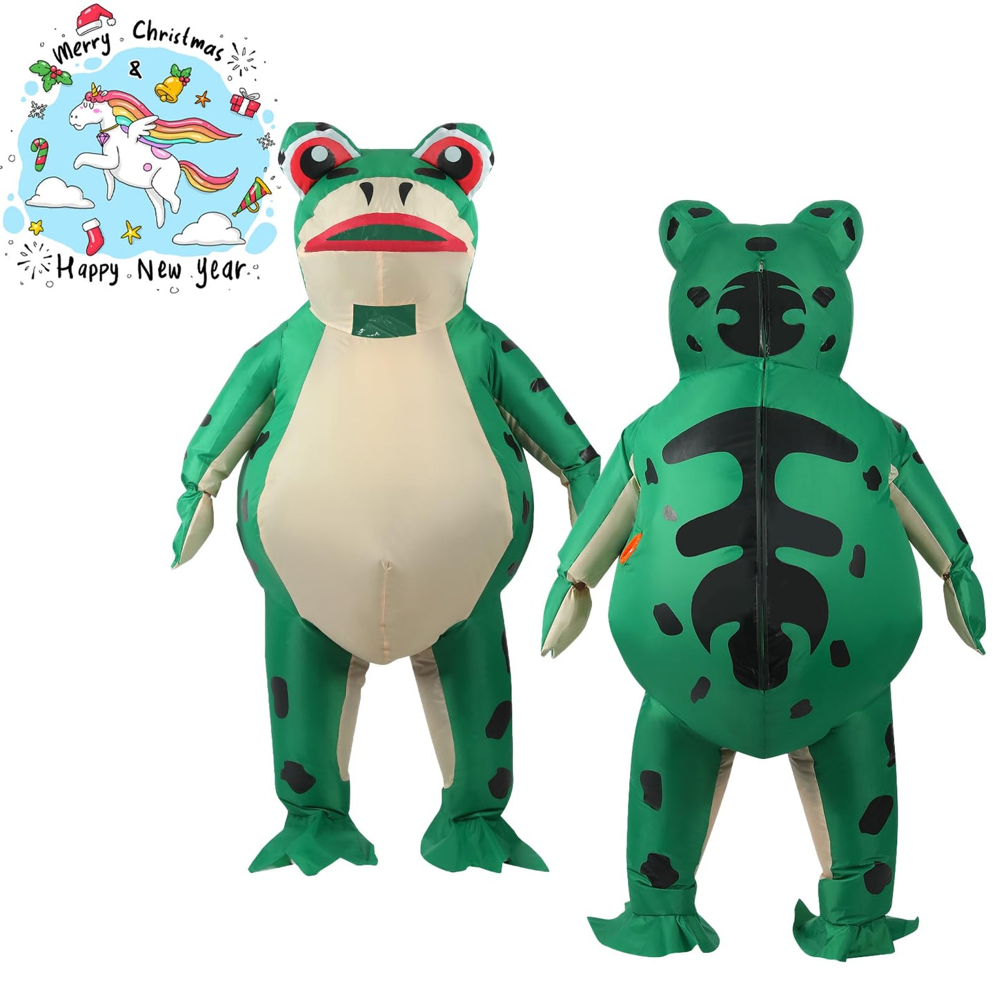 Inflatable Costumes for Kids Inflatable Frog Costume Teen Halloween Cosplay Party Polyester Blow Up Costumes