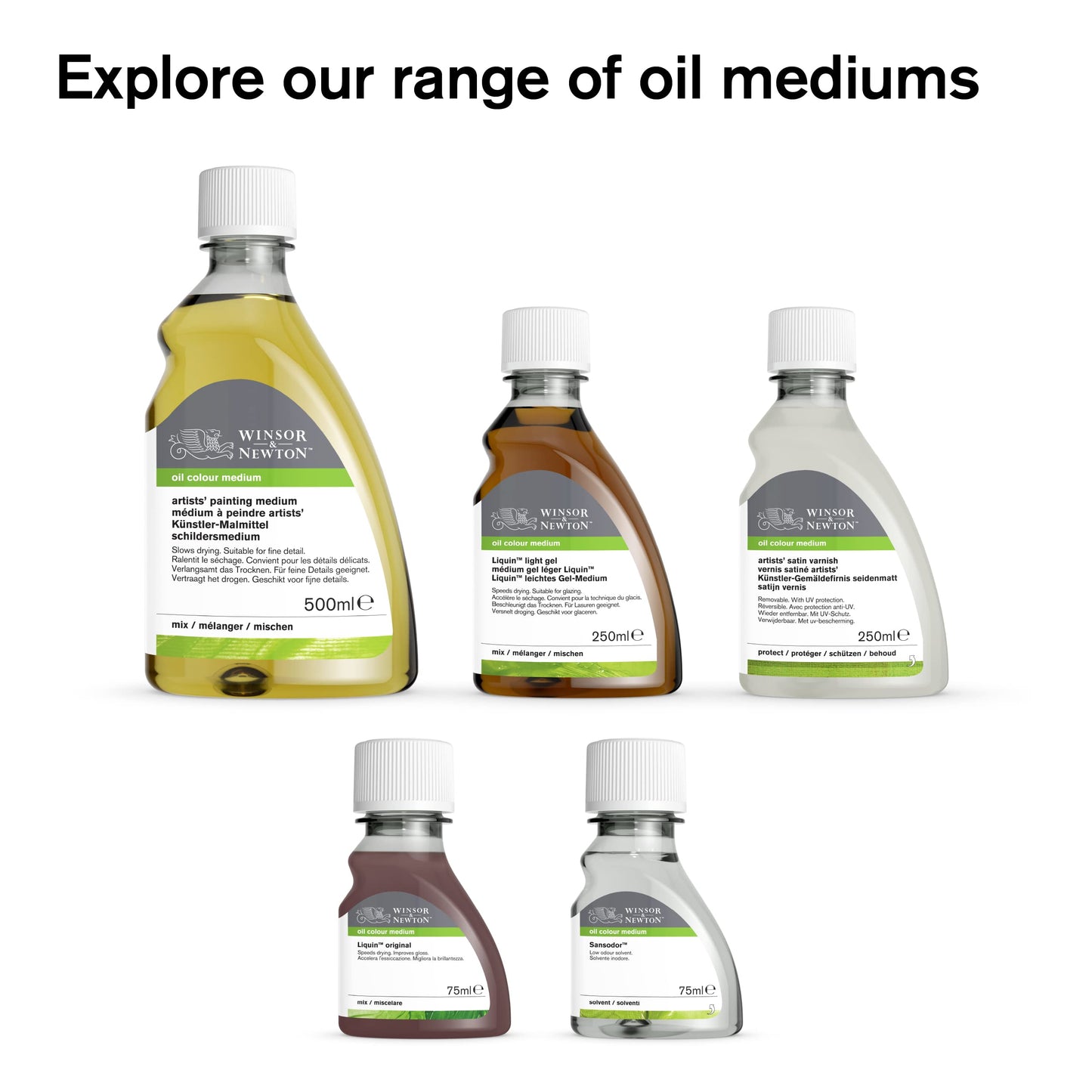 Reeves 250ml Winsor and Newton Oil Liquin Original