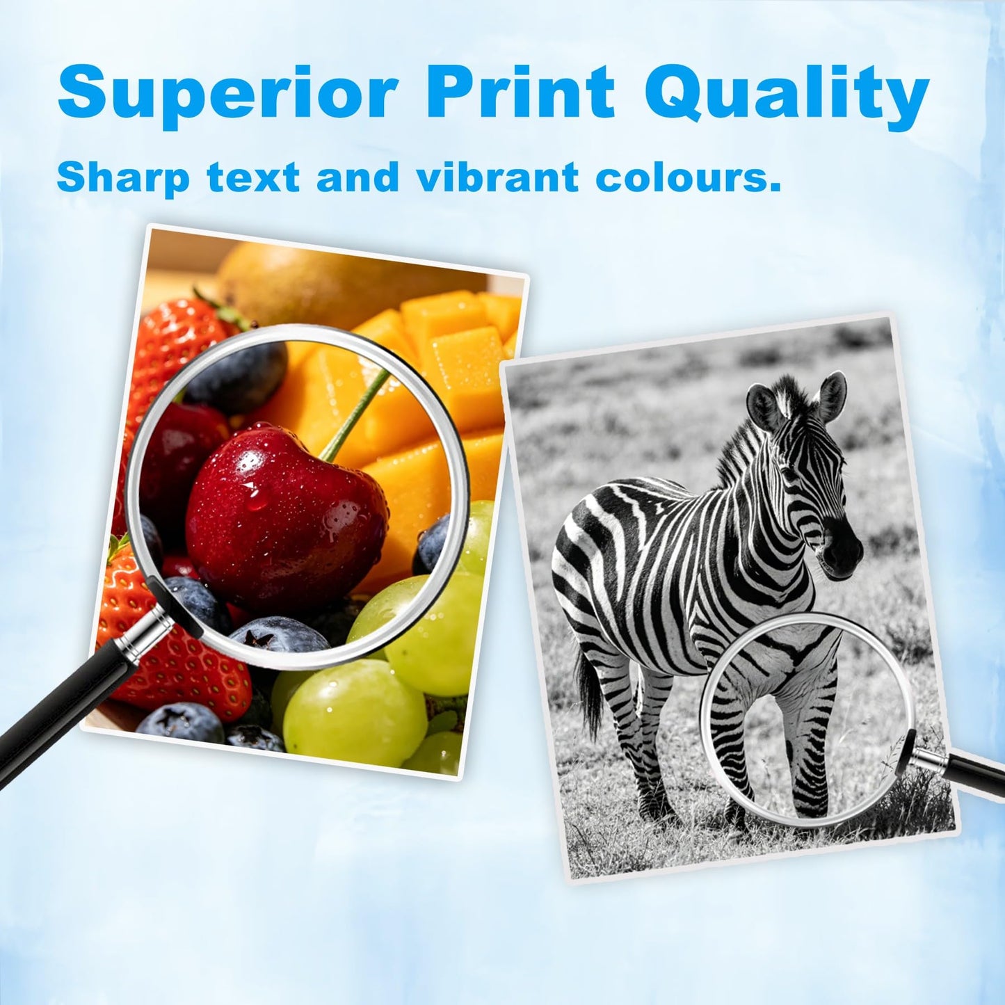 61XL Ink Cartridge Black and Colour Replacement for HP 61 Ink Cartridges Compatible for HP Envy 4500 Ink 5530 5534 DeskJet 1000 1010 2540 3050 OfficeJet 4630 4635 Printer(1 Black,1 Tri-Color)