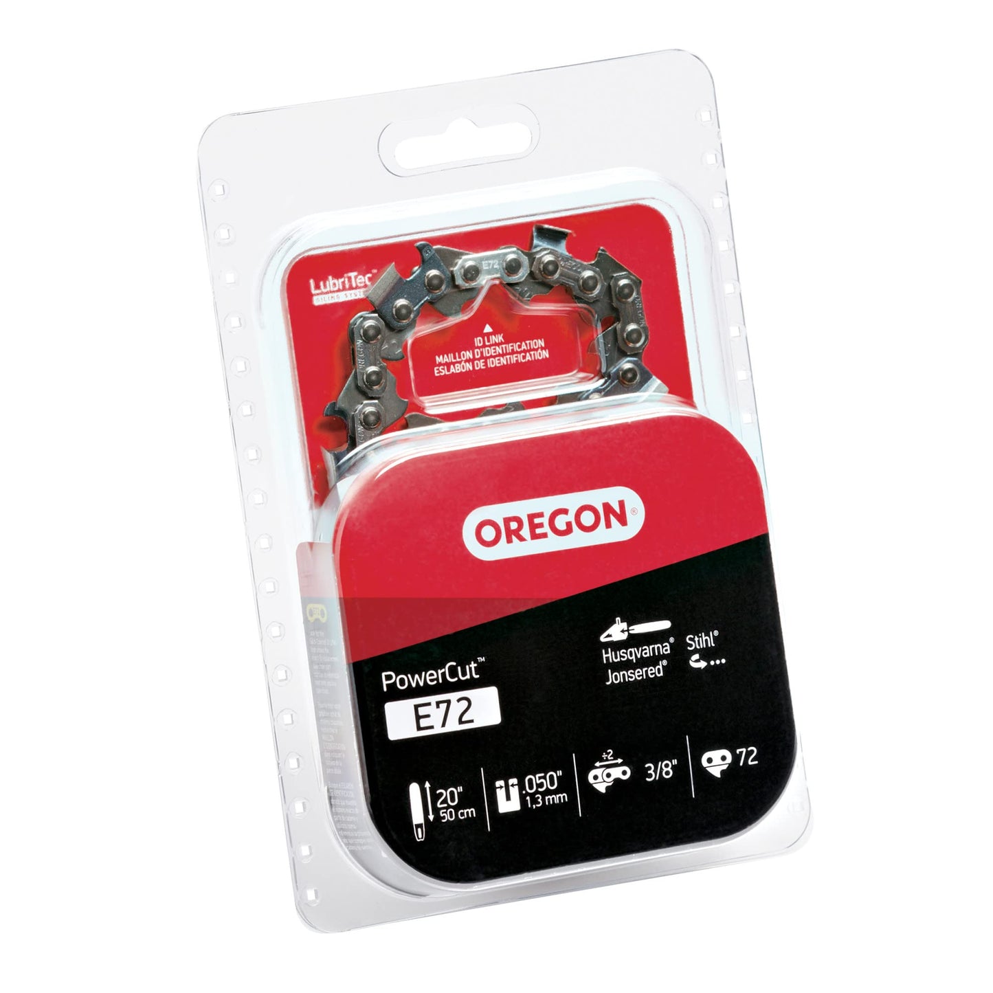 Oregon E72 20-Inch PowerCut Chainsaw Chain - Fits Husqvarna, Partner and More