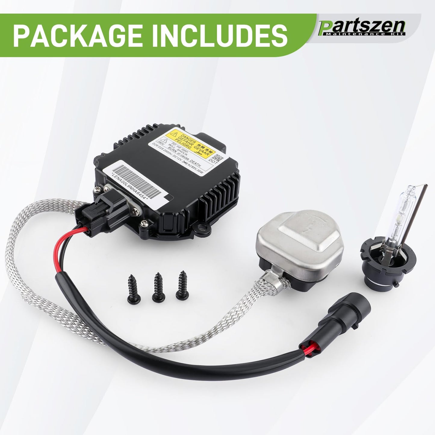 partszen 28474-8991A Xenon HID Ballast Headlight Control Unit for Infiniti G35 G37 FX35 QX56 Nissan Altima Maxima Murano 350Z 370Z GTR Replace 28474-89904 nzmns111lbna with Igniter D2S Bulb