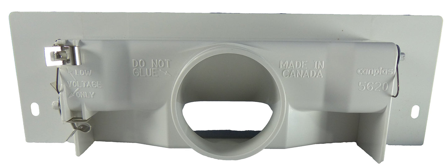 CanSweep Central Vacuum Cleaner Sweep Inlet Valve - White