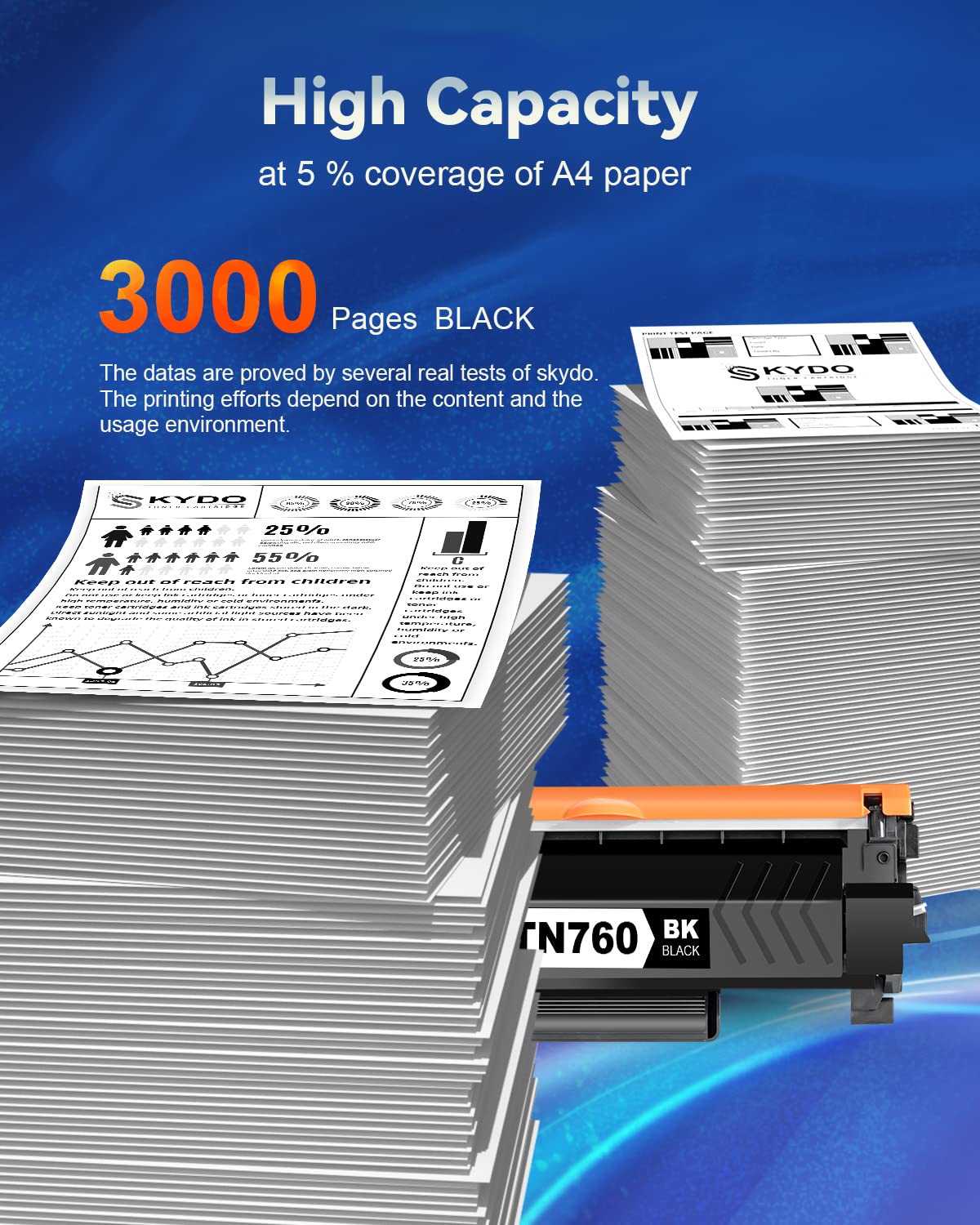 [4 Black] TN760 Toner Cartridge Compatible Replacement for TN760 TN-760 TN730 TN-730 Toner Use with DCP-L2550DW MFC-L2710DW MFC-L2750DW DCP-L2550DW HL-L2350DW Printer Toner
